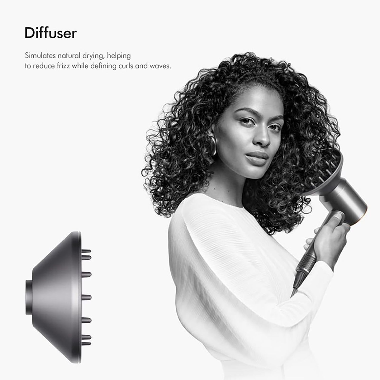 dyson Supersonic Hair Dryer with 4 Heat Settings & Cool Shot (Diffuser, Nickel & Copper)_8
