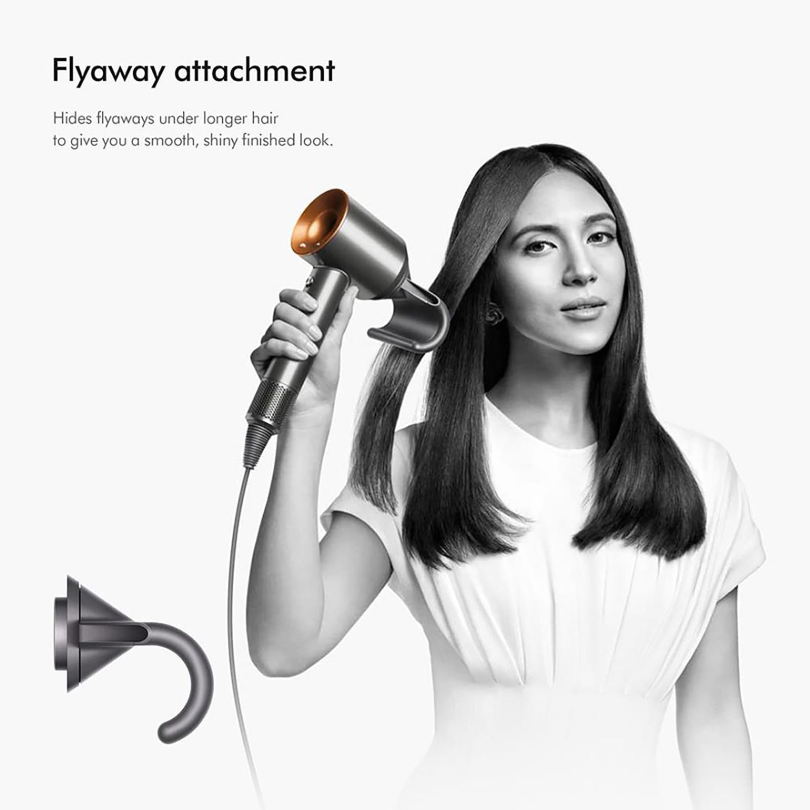 dyson Supersonic Hair Dryer with 4 Heat Settings & Cool Shot (Diffuser, Nickel & Copper)_9