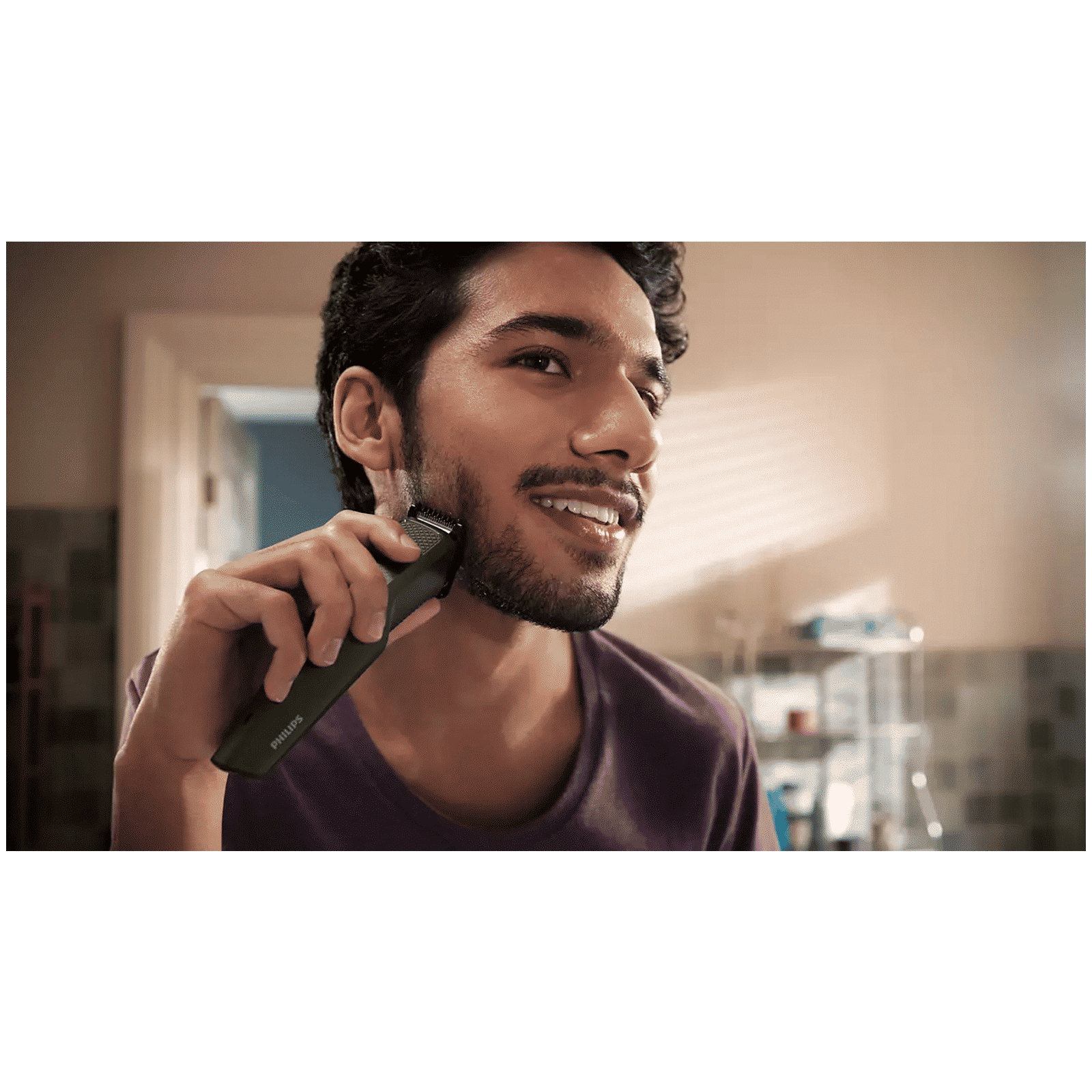 PHILIPS Series 1000 Rechargeable Cordless Wet & Dry Trimmer for Beard with 4 Length Settings for Men (30mins Runtime, DuraPower Technology, Green) PHILIPS Series 1000 Rechargeable Cordless Wet & Dry Trimmer for Beard with 4 Length Settings for Men (30mins Runtime, DuraPower Technology, Green)_4