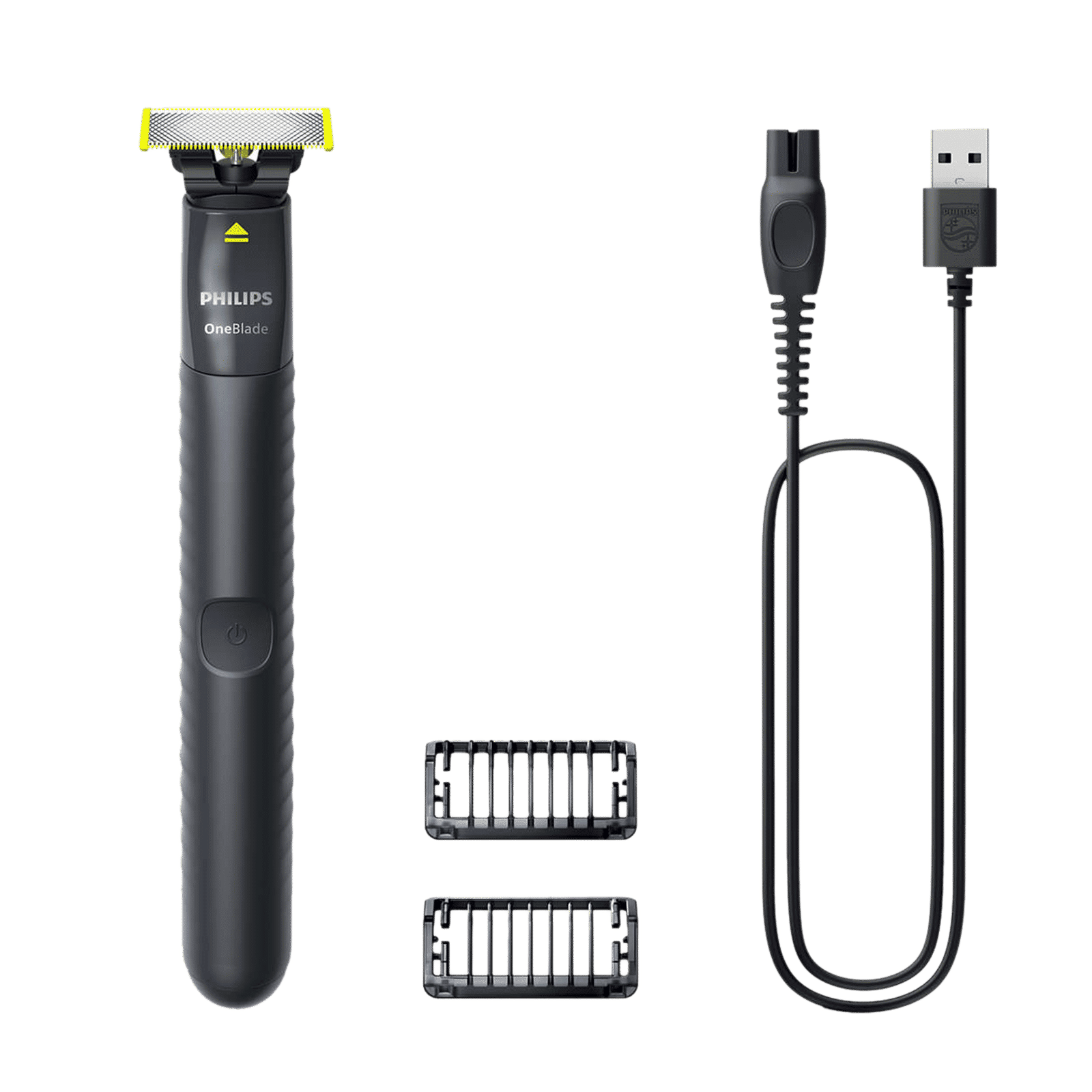 PHILIPS OneBlade Rechargeable Cordless Wet & Dry Trimmer for Beard & Moustache with 3 Length Settings for Men (30min Runtime, IPX7 Waterproof, Charcoal Gray) PHILIPS OneBlade Rechargeable Cordless Wet & Dry Trimmer for Beard & Moustache with 3 Length Settings for Men (30min Runtime, IPX7 Waterproof, Charcoal Gray)_3