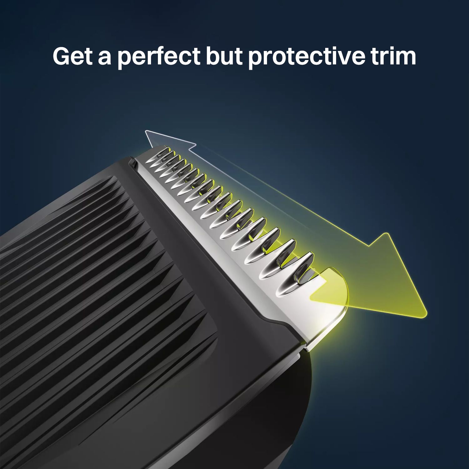 PHILIPS Series 1000 Rechargeable Cordless Dry Trimmer for Beard & Moustache with 4 Length Settings for Men (60min Runtime, DataPower Technology, Red)_10