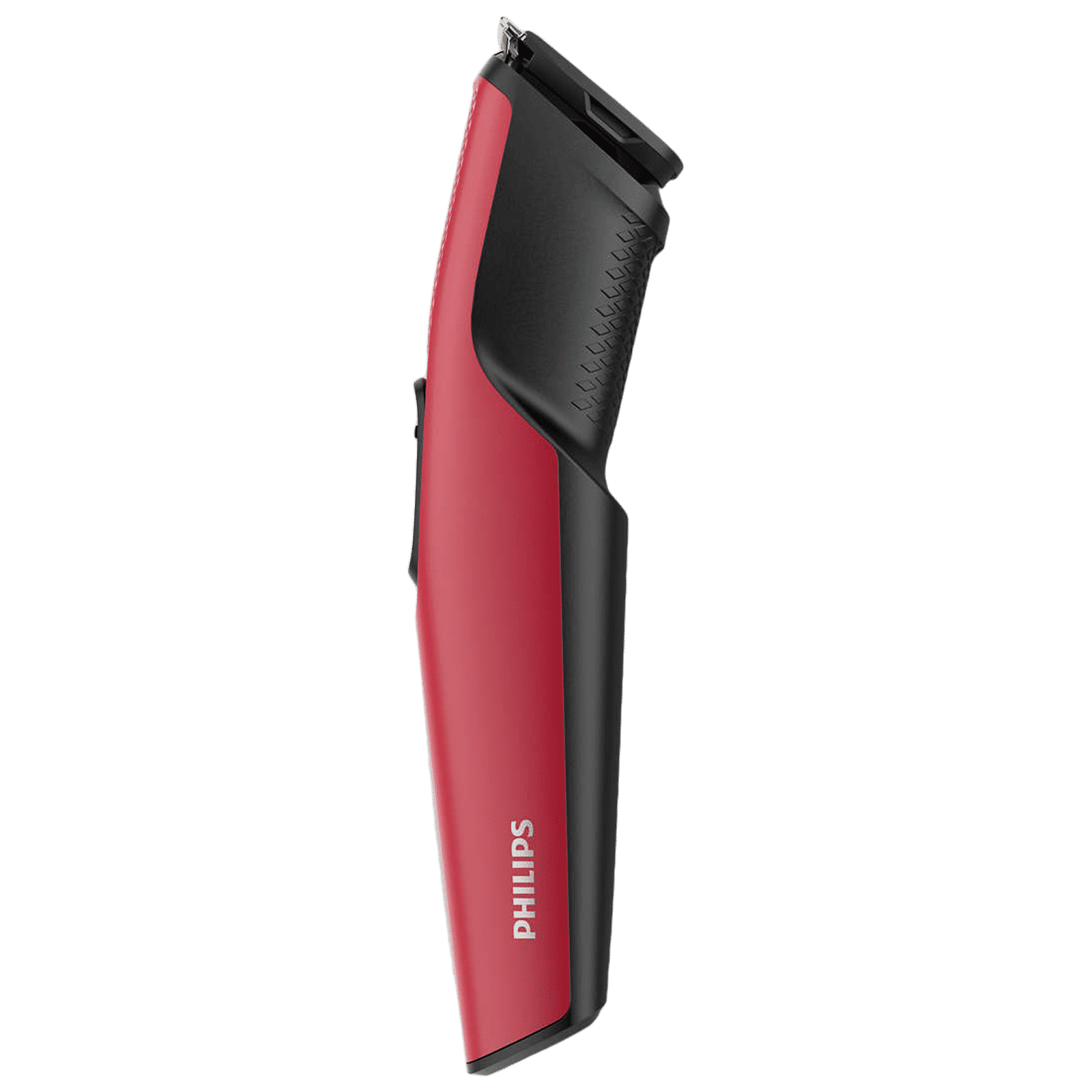 PHILIPS Series 1000 Rechargeable Cordless Dry Trimmer for Beard & Moustache with 4 Length Settings for Men (60min Runtime, DataPower Technology, Red)_4