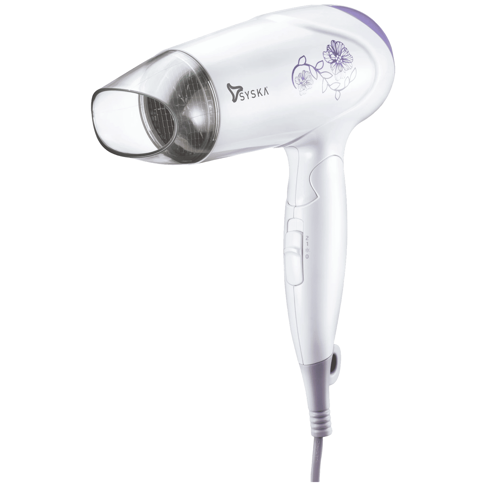 SYSKA Trendsetter Hair Dryer (Heat Balance Technology, White & Blue)_1