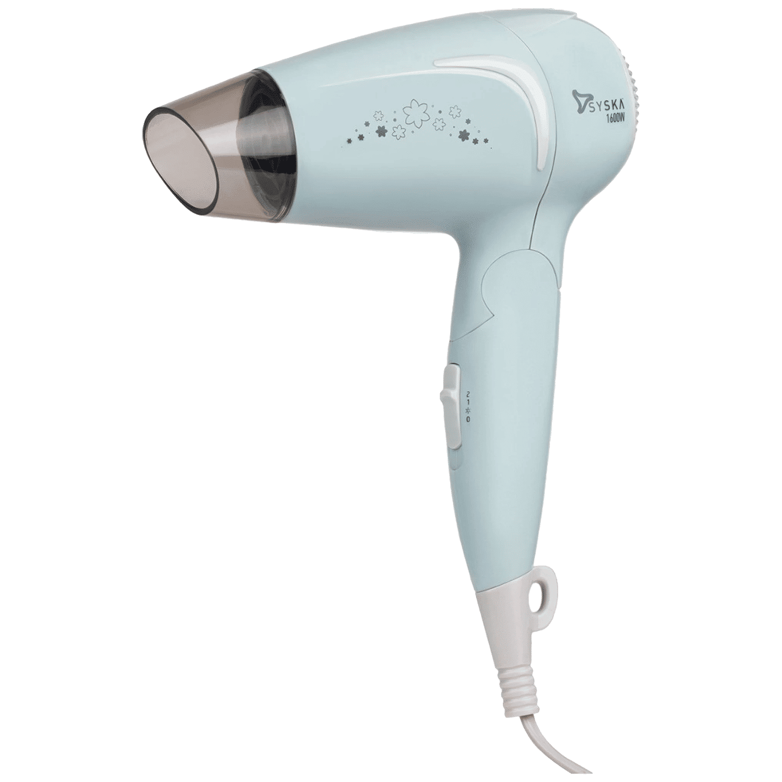 SYSKA HD1625 Hair Dryer (Heat Balance Technology, White Blue)_1