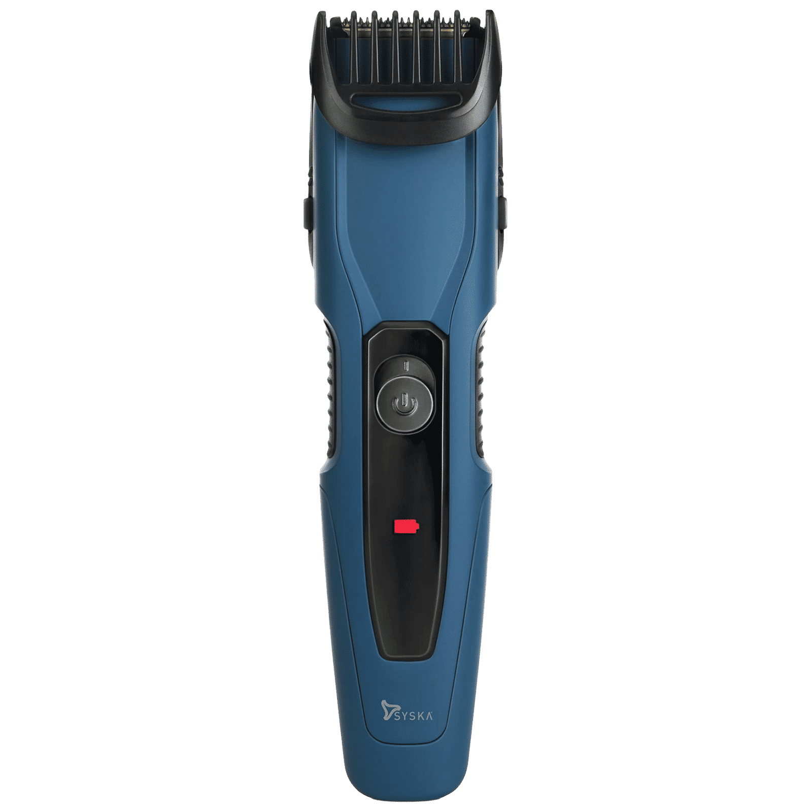 SYSKA BeardPro Rechargeable Corded & Cordless Dry Trimmer for Beard & Moustache with 20 Length Settings for Men (90min Runtime, Fast Charging, Blue)_1