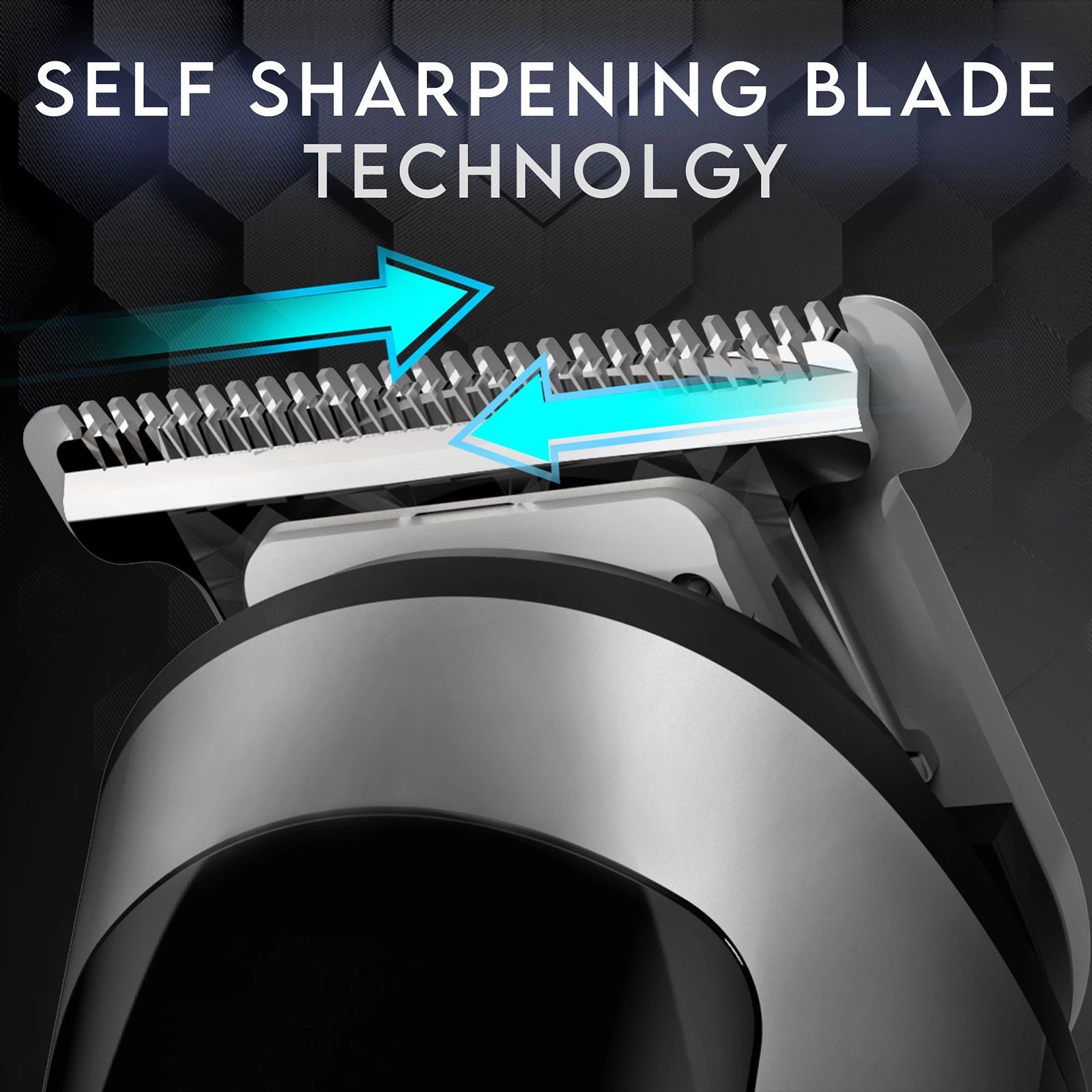 SYSKA UltraTrim Pro Styling 3-in-1 Rechargeable Corded & Cordless Grooming Kit for Body, Nose, Beard & Moustache for Men (60min Runtime, Rototech Technology, Black)_5