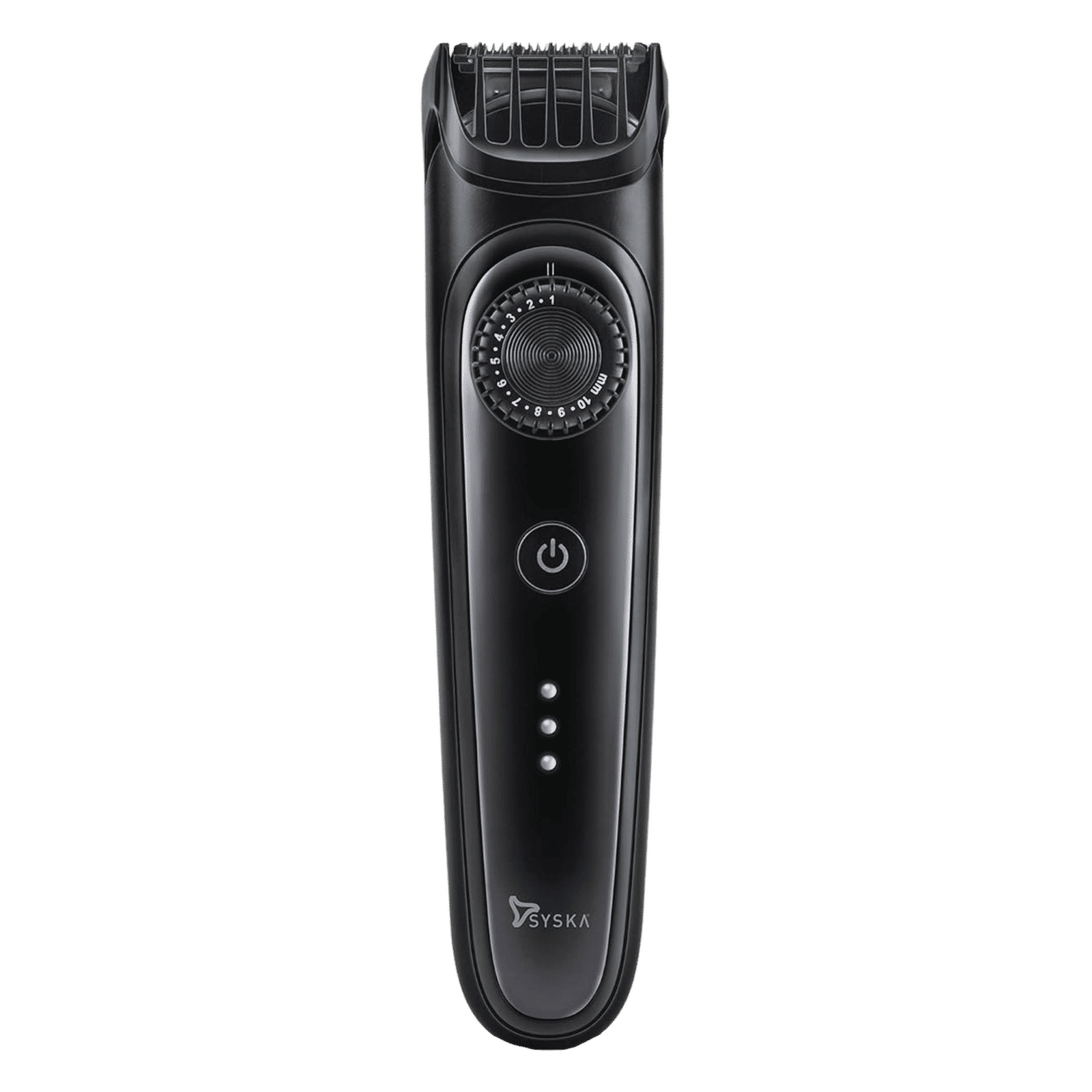 SYSKA BeardPro Rechargeable Corded & Cordless Dry Trimmer for Beard & Moustache with 40 Length Settings for Men (120min Runtime, IPX7 Washable Body, Black)_1