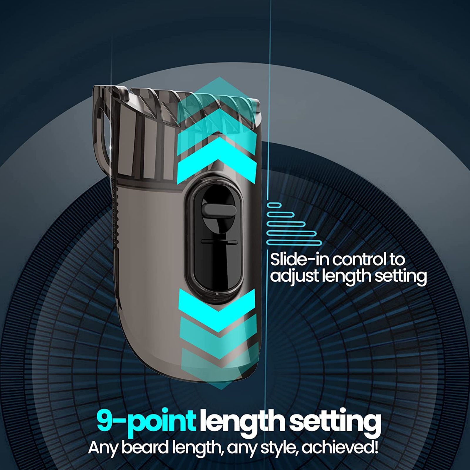 SYSKA Aqua Trim Pro Styling 5-in-1 Rechargeable Corded & Cordless Grooming Kit for Body, Nose, Beard & Moustache for Men (60min Runtime, Fast Charging, Black)_5