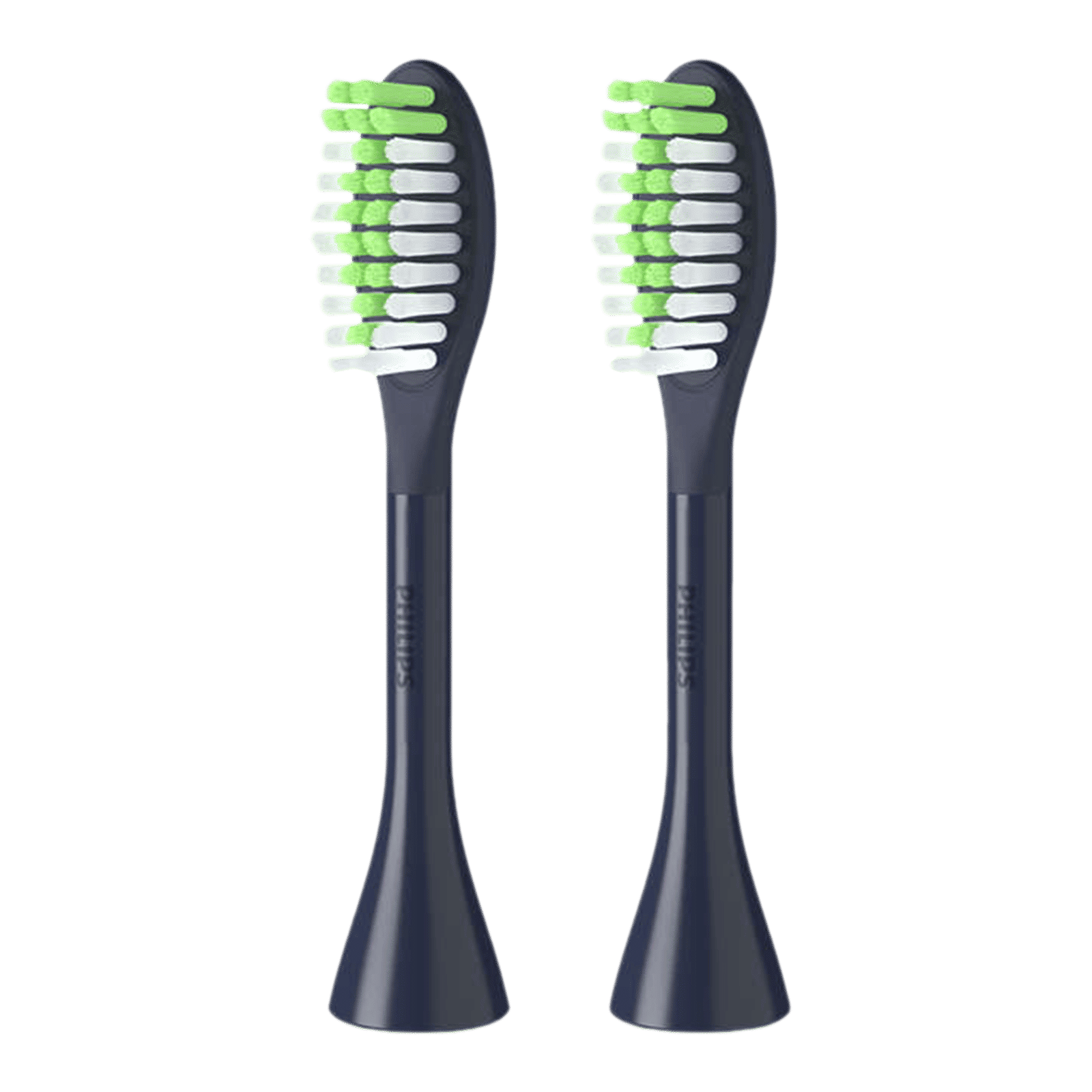 PHILIPS One by Sonicare Replaceable Brush Head for PHILIPS One Handles (Pack of 2, Micro vibrations & Contoured Bristles, Midnight Blue) PHILIPS One by Sonicare Replaceable Brush Head for PHILIPS One Handles (Pack of 2, Micro vibrations & Contoured Bristles, Midnight Blue)_1