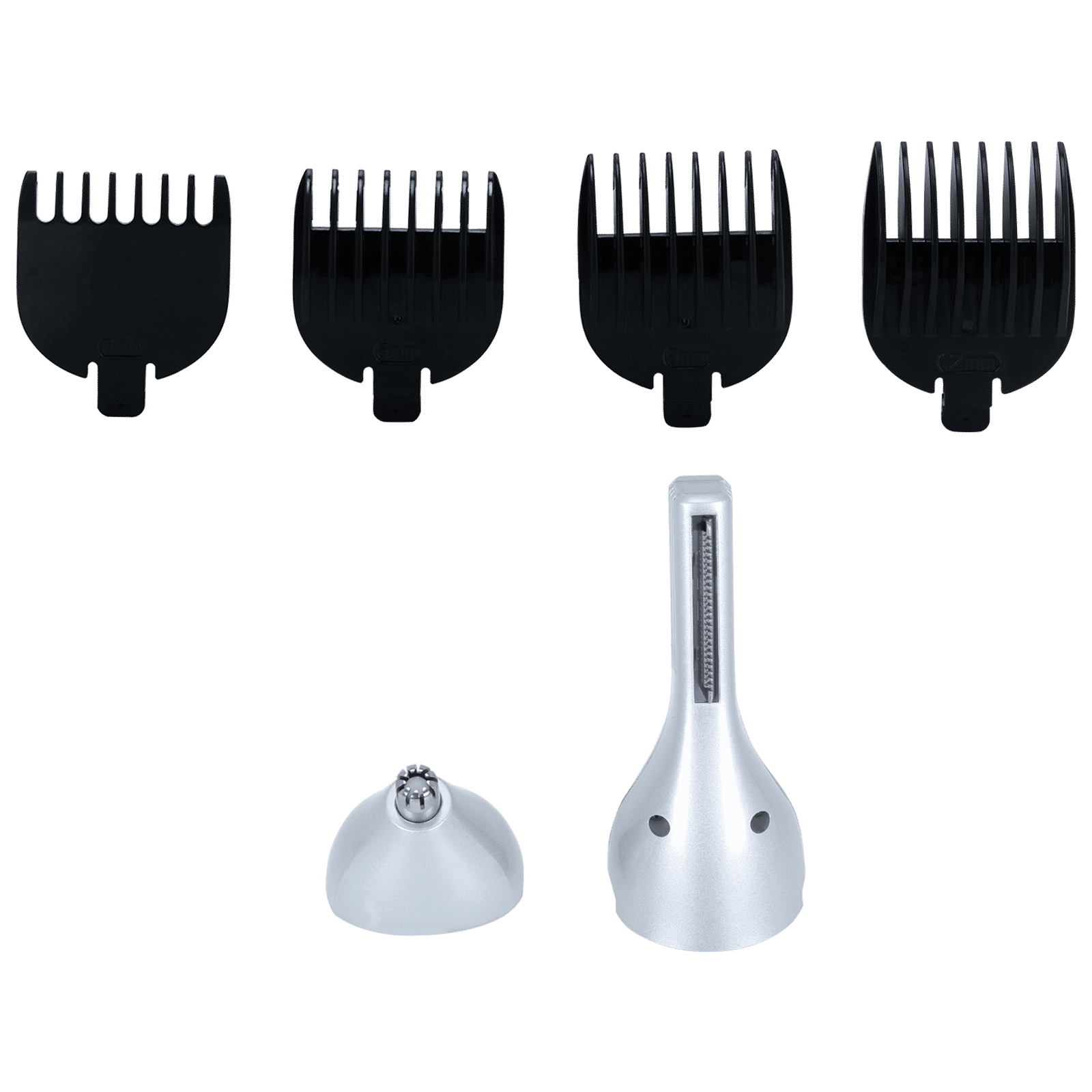 Croma 11-in-1 Rechargeable Cordless Grooming Kit for Nose, Ear, Eyebrow, Beard & Moustache for Men & Women (120min Runtime, Water Resistant, Black)_10