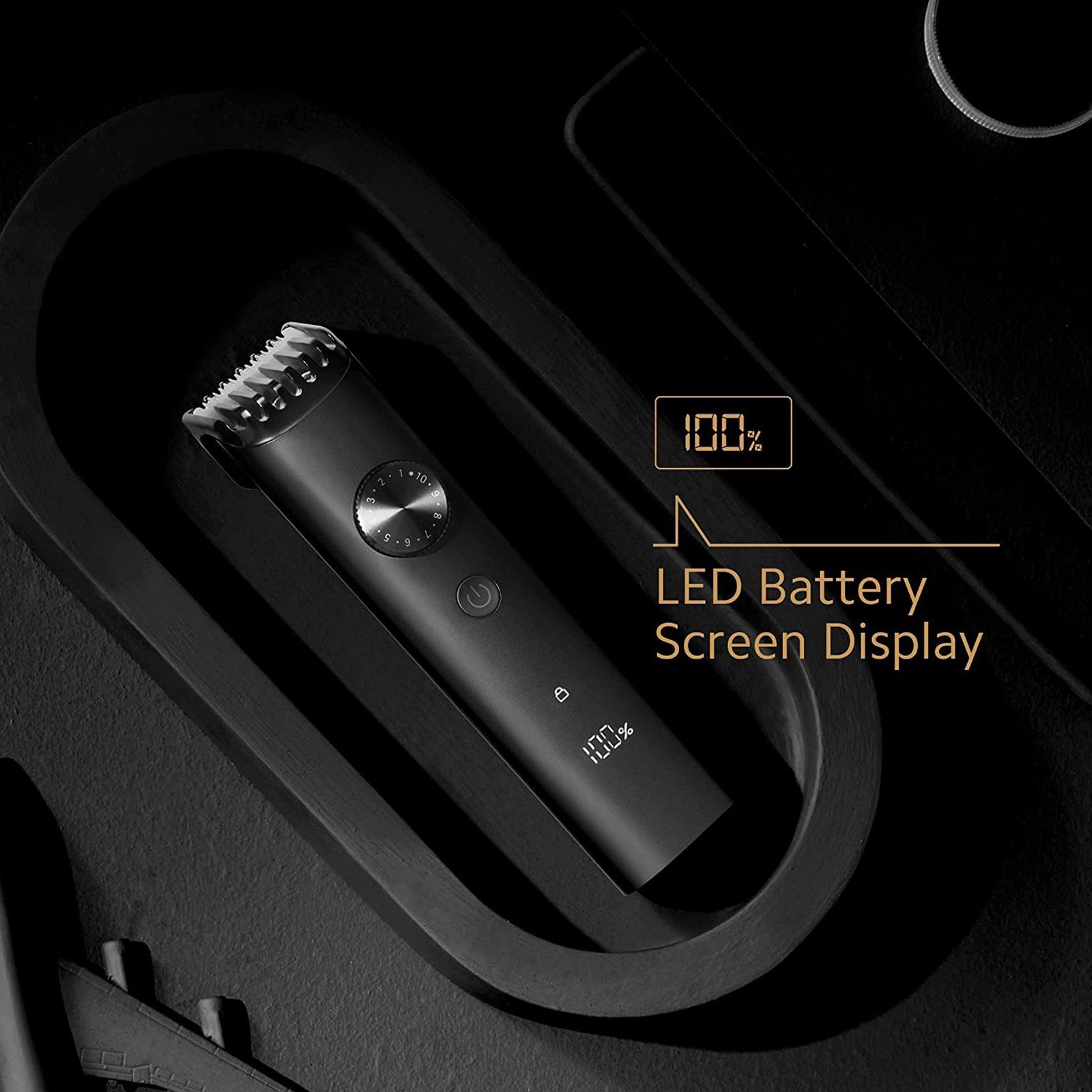 Xiaomi Pro 8-in-1 Rechargeable Corded & Cordless Grooming Kit for Body, Nose, Beard & Moustache for Men (90min Runtime, IPX7 Waterproof, Black)_4