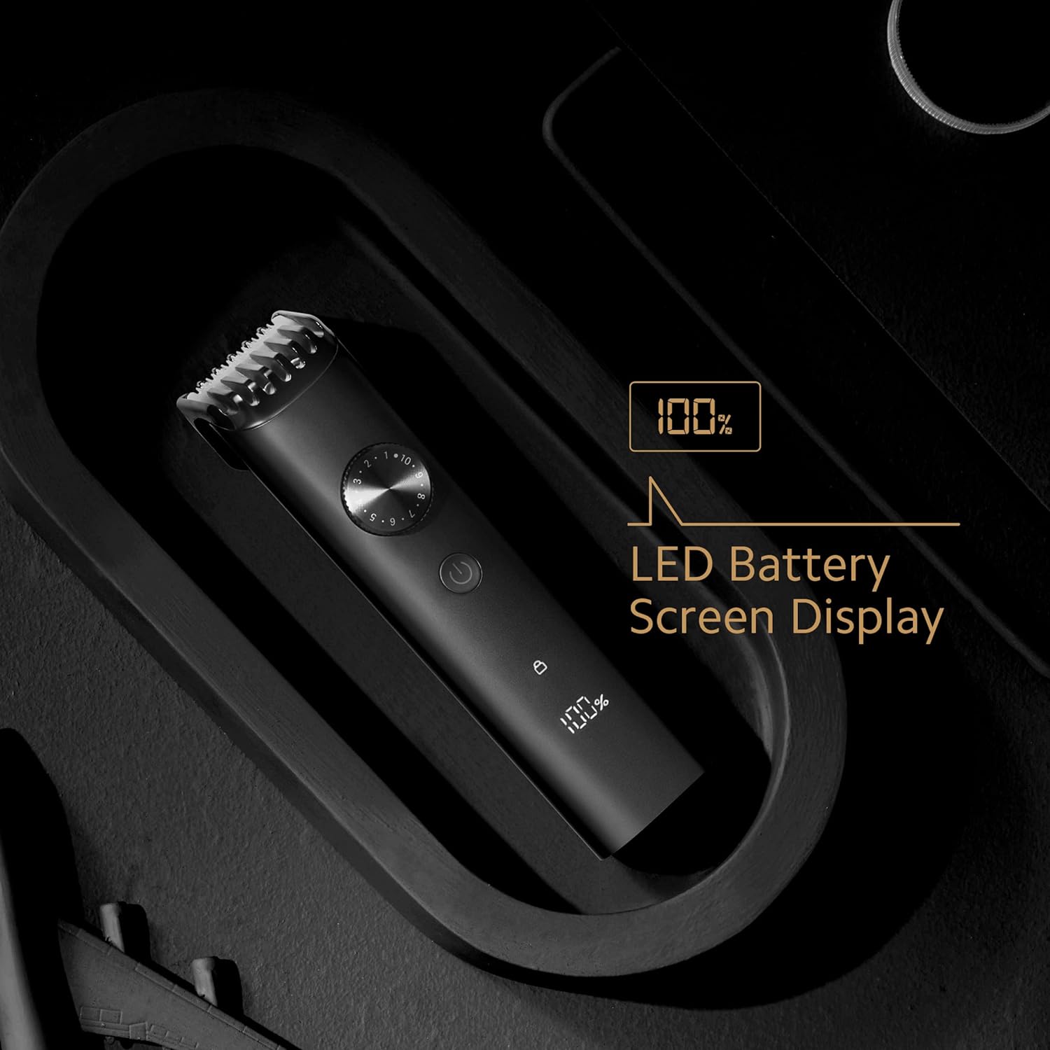 Xiaomi Pro 8-in-1 Rechargeable Corded & Cordless Grooming Kit for Body, Nose, Beard & Moustache for Men (90min Runtime, IPX7 Waterproof, Black)_8