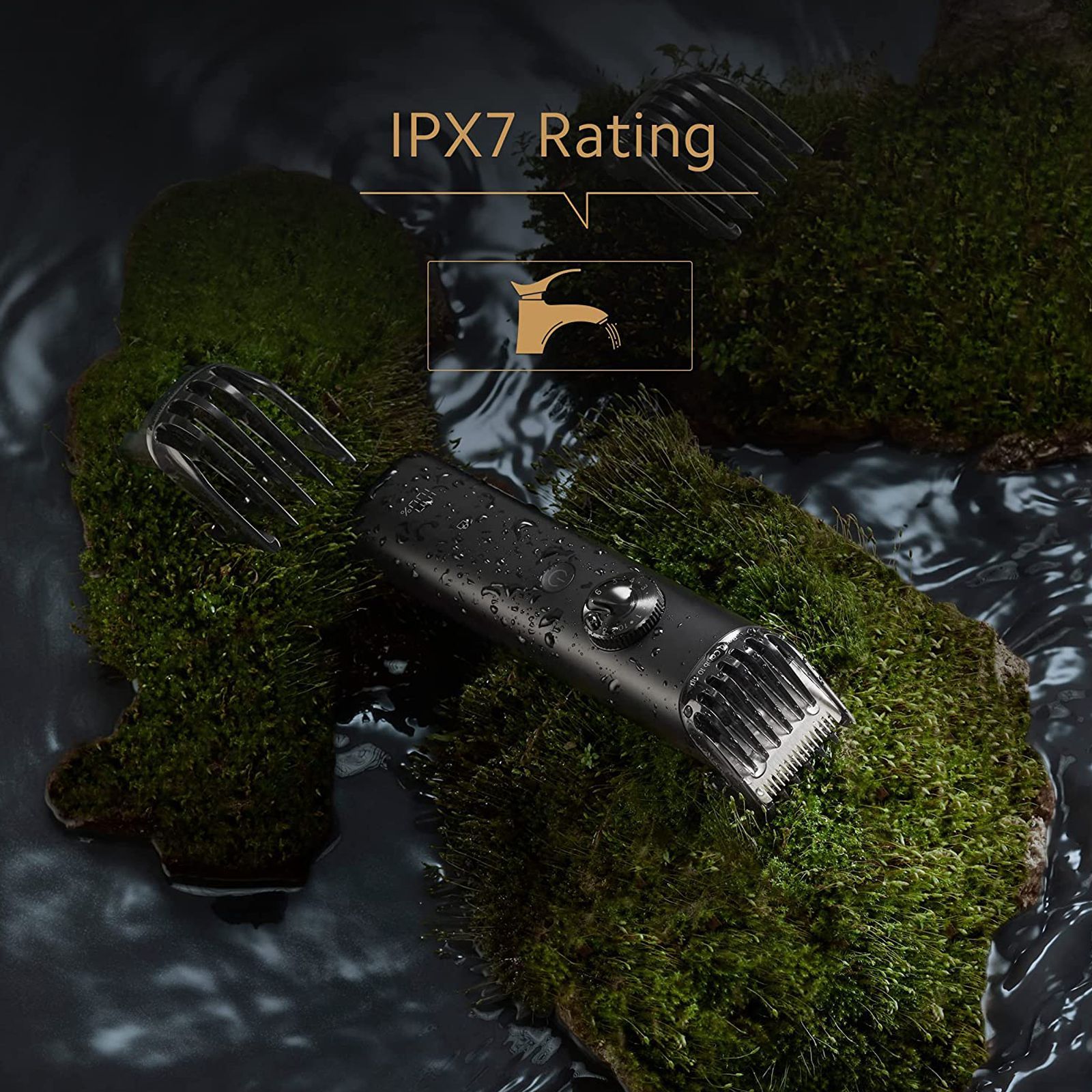 Xiaomi Pro 8-in-1 Rechargeable Corded & Cordless Grooming Kit for Body, Nose, Beard & Moustache for Men (90min Runtime, IPX7 Waterproof, Black)_3