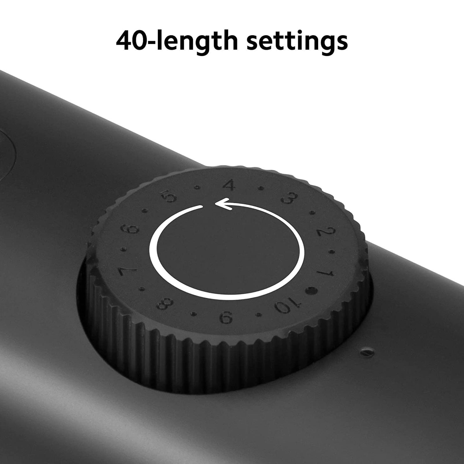 Xiaomi 2C Rechargeable Cordless Dry Trimmer for Beard & Moustache with 40 Length Settings for Men (90min Runtime, Quick & Versatile Charge, Black)_7