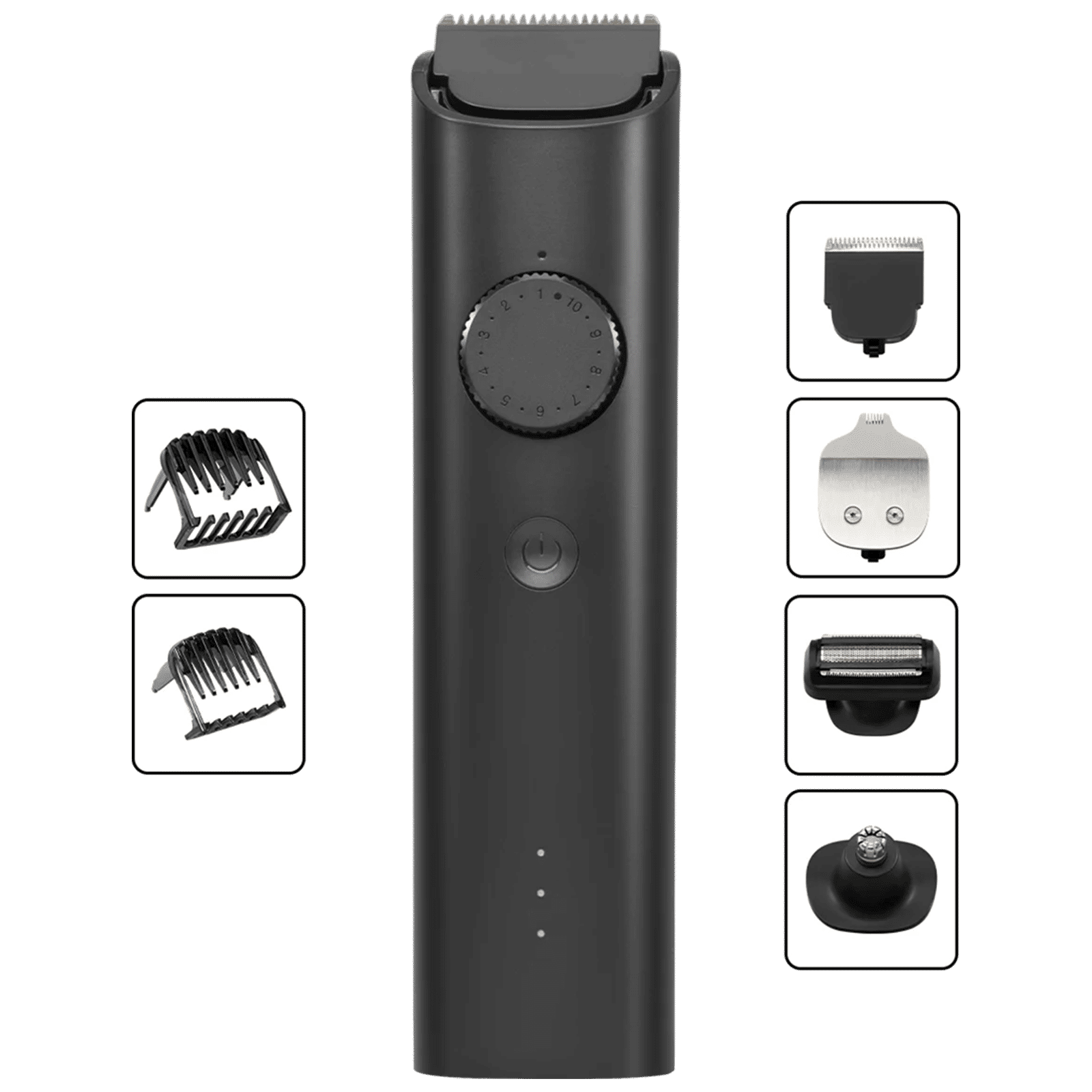 Xiaomi 6-in-1 Rechargeable Cordless Grooming Kit for Body, Nose, Beard & Moustache for Men (90min Runtime, LED Battery Indicator, Black)_9