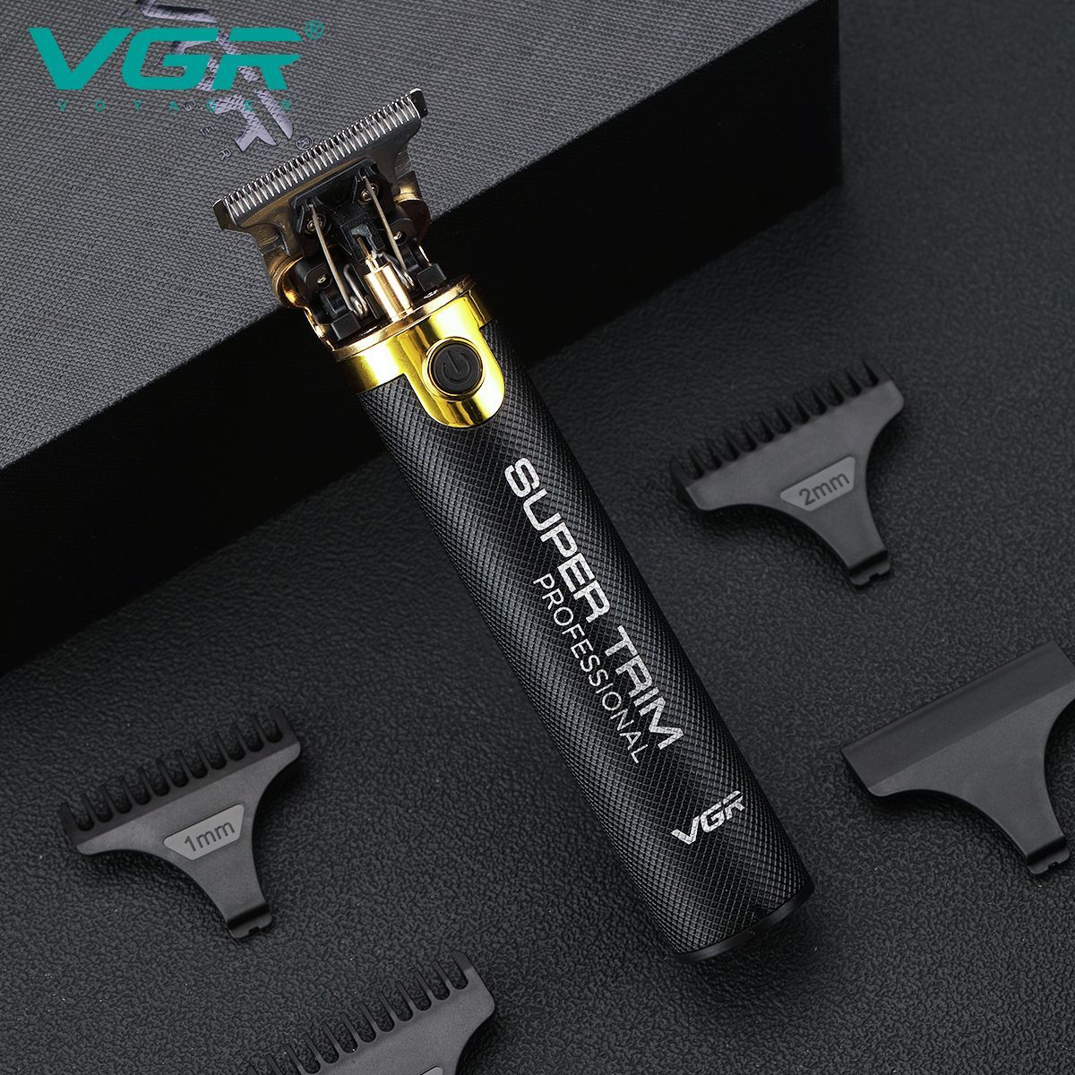VGR V-082 Rechargeable Cordless Dry Trimmer for Hair Clipping, Beard, Moustache & Body Grooming with 3 Length Settings for Men (300min Runtime, Own Control Limit Length, Black)_6