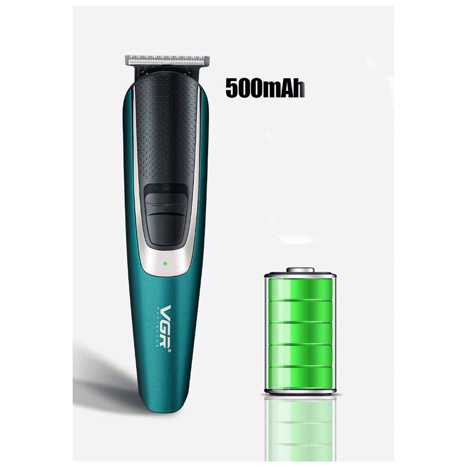 VGR V-176 Rechargeable Cordless Wet & Dry Trimmer for Hair Clipping, Beard, Moustache & Body Grooming with 4 Length Settings for Men (120min Runtime, Adjustable Lock Settings, Green) VGR V-176 Rechargeable Cordless Wet & Dry Trimmer for Hair Clipping, Beard, Moustache & Body Grooming with 4 Length Settings for Men (120min Runtime, Adjustable Lock Settings, Green)_7
