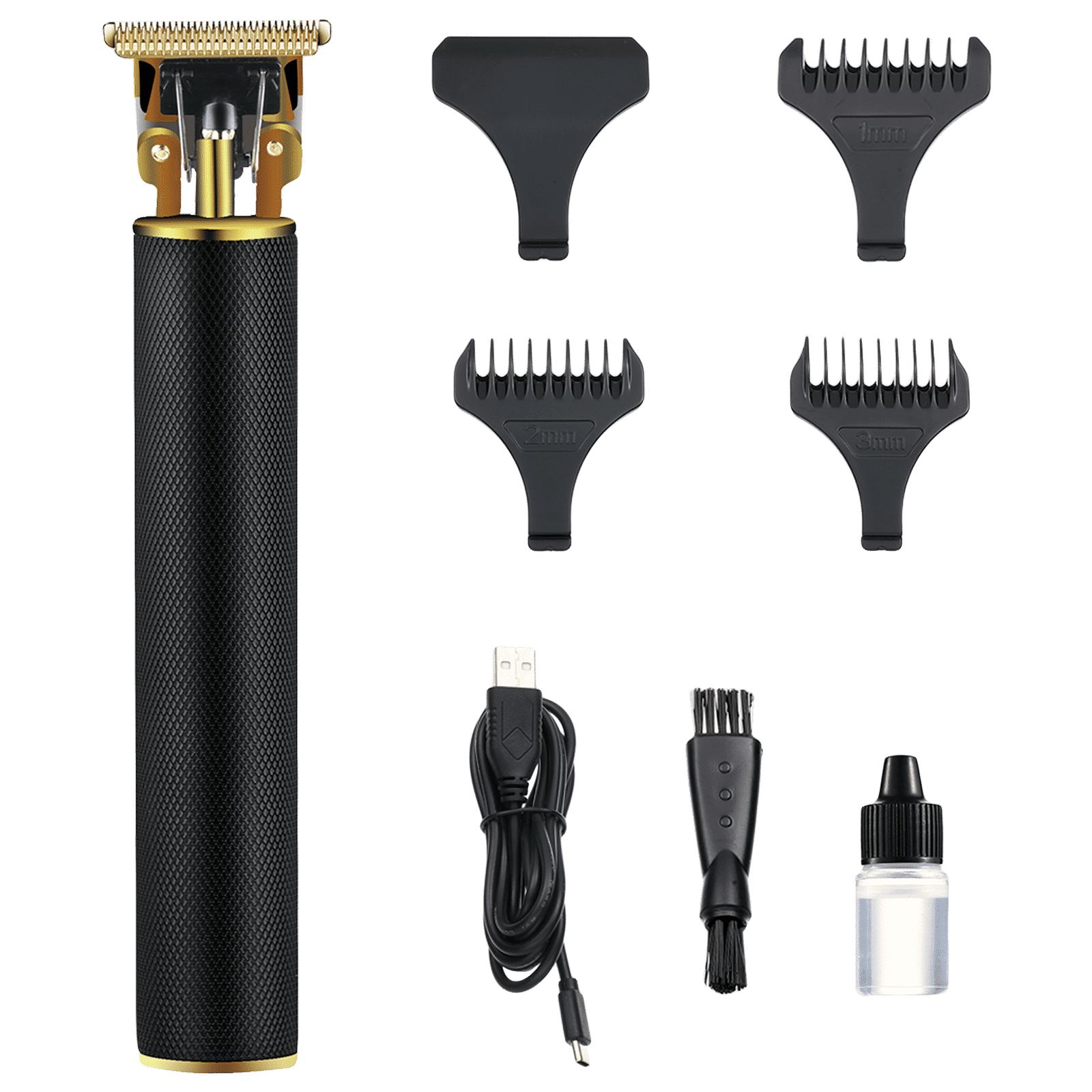 VGR V-179 Rechargeable Cordless Wet & Dry Trimmer for Hair Clipping, Beard, Moustache & Body Grooming with 3 Length Settings for Men (120min Runtime, Multi Functional, Black)_1