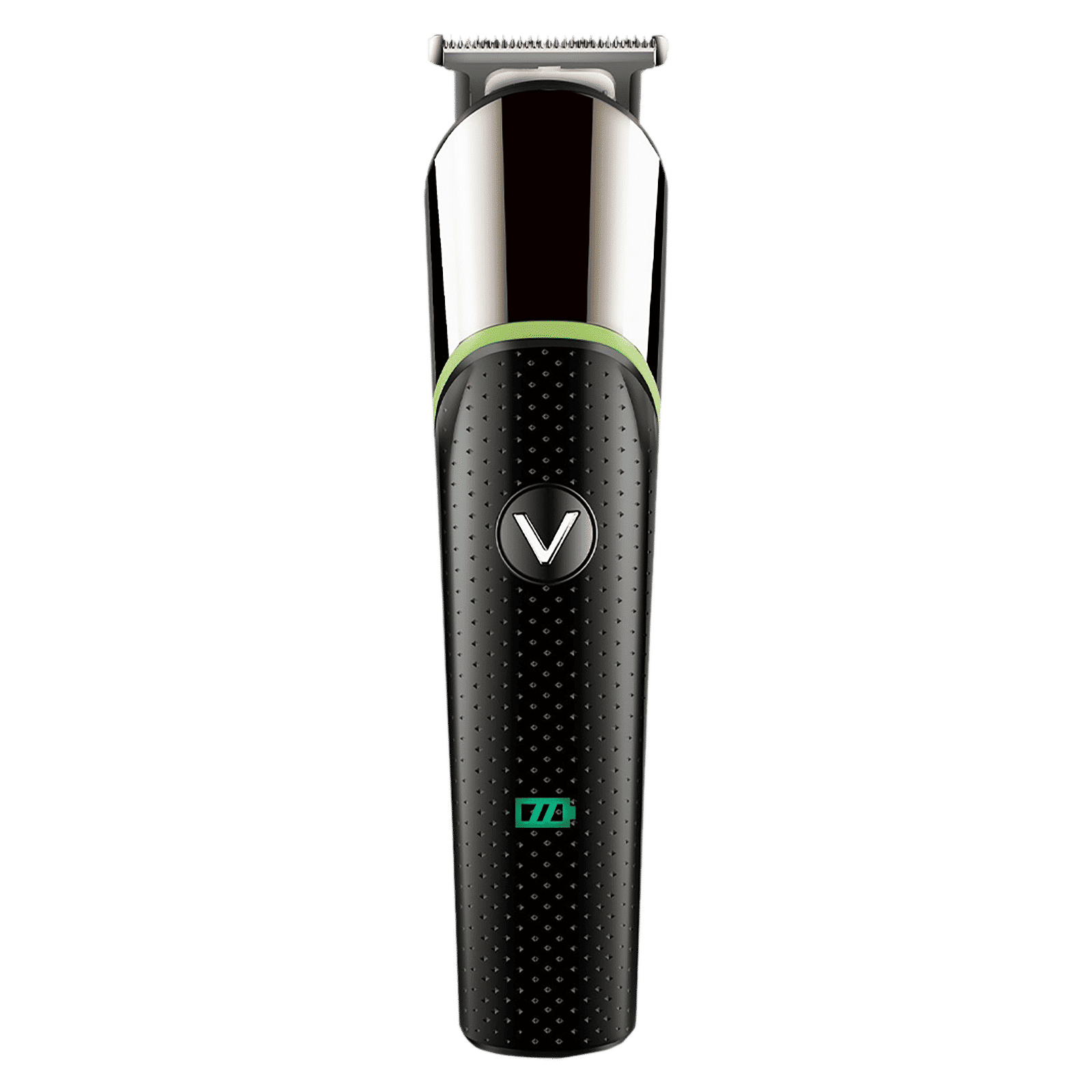VGR V-191 Rechargeable Corded & Cordless Dry Trimmer for Hair Clipping, Beard, Moustache & Body Grooming with 4 Length Settings for Men (100min Runtime, LED Indicator, Black)_3
