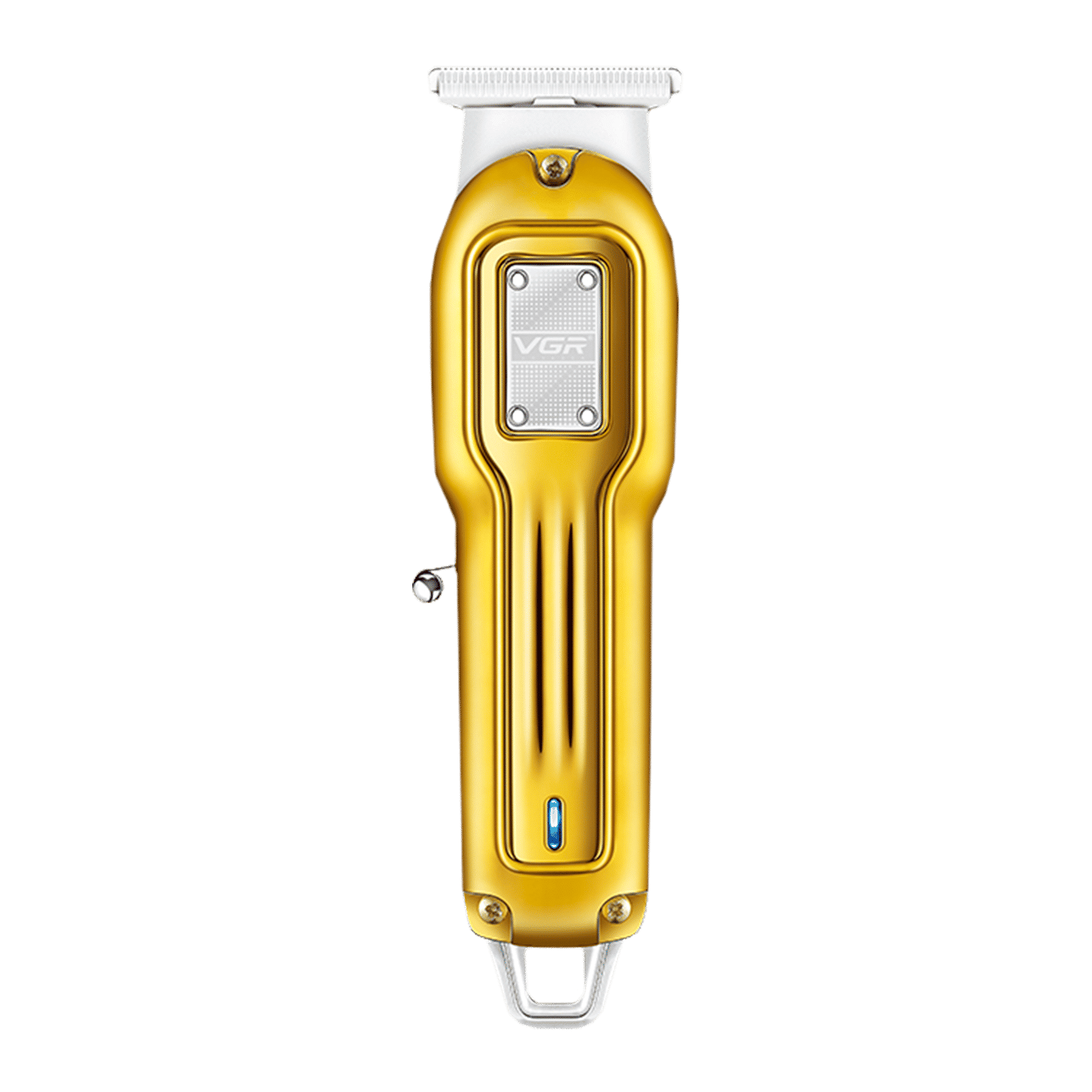 VGR V-919 Rechargeable Cordless Wet & Dry Trimmer for Hair Clipping, Beard, Moustache, Body Grooming & Intimate Areas with 3 Length Settings for Men (100min Runtime, Indicator Light, Gold)_3