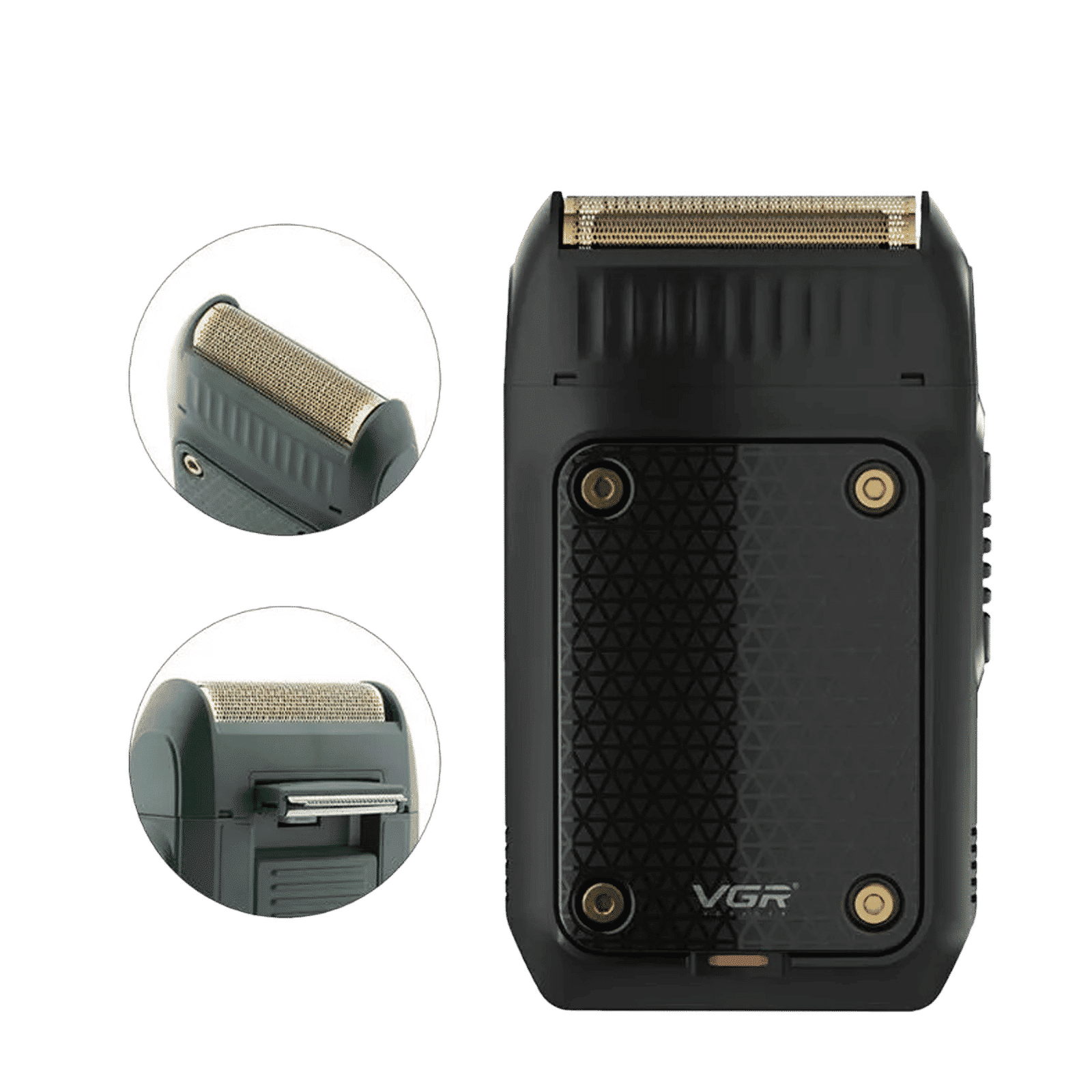 VGR V-353 Rechargeable Cordless Shaver for Hair Clipping, Body Grooming, Intimate Areas, Beard & Moustache for Men (60min Runtime, LED Indicator, Black)_7