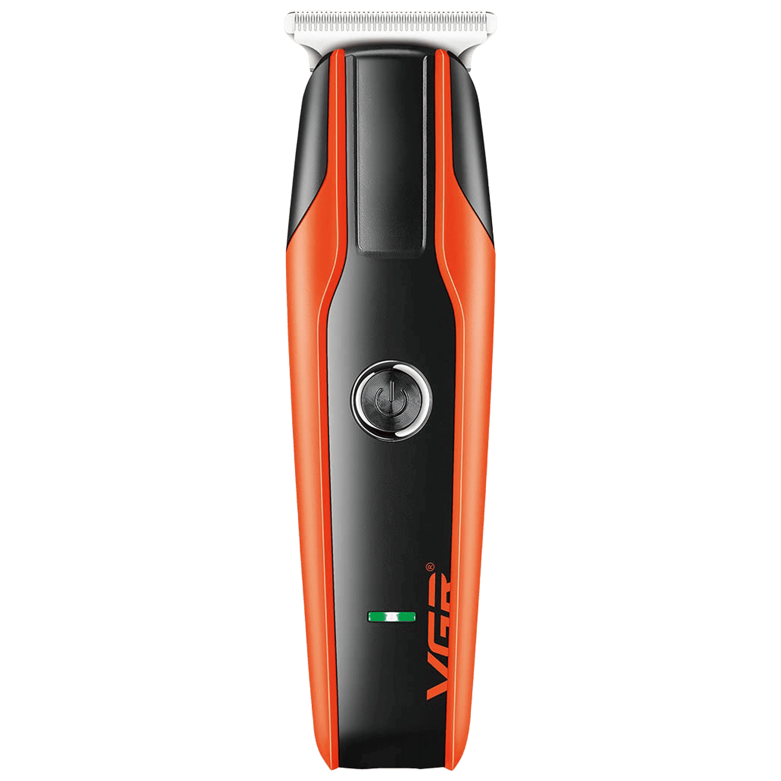 VGR V-999 Rechargeable Corded & Cordless Wet & Dry Trimmer for Hair Clipping, Beard, Moustache, Body Grooming & Intimate Areas with 4 Length Settings for Men (120min Runtime, LED Indicator, Orange)_3