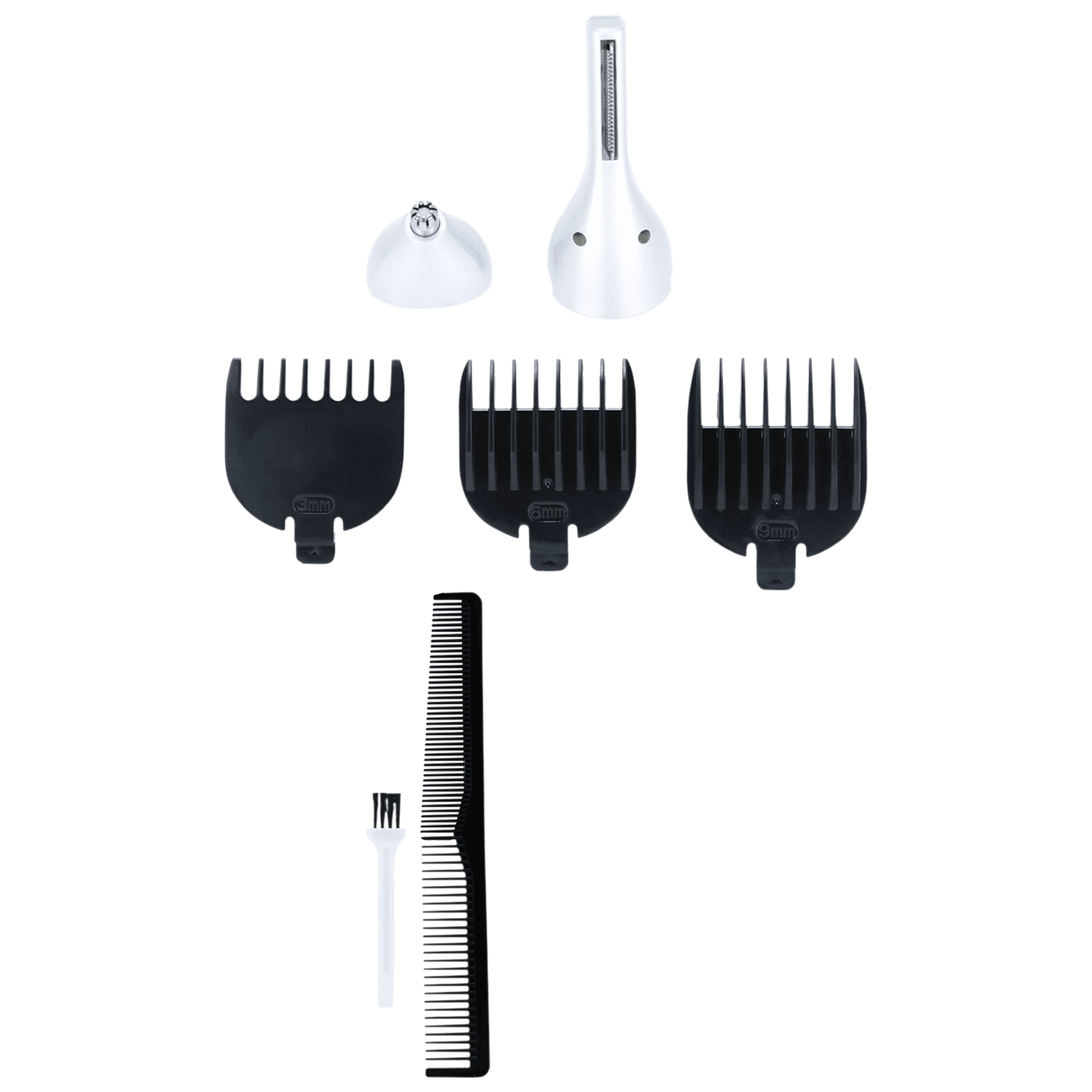 Croma 7-in-1 Rechargeable Cordless Grooming Kit for Face for Men (90mins Runtime, Self Sharpening Technology, Grey) Croma 7-in-1 Rechargeable Cordless Grooming Kit for Face for Men (90mins Runtime, Self Sharpening Technology, Grey)_4