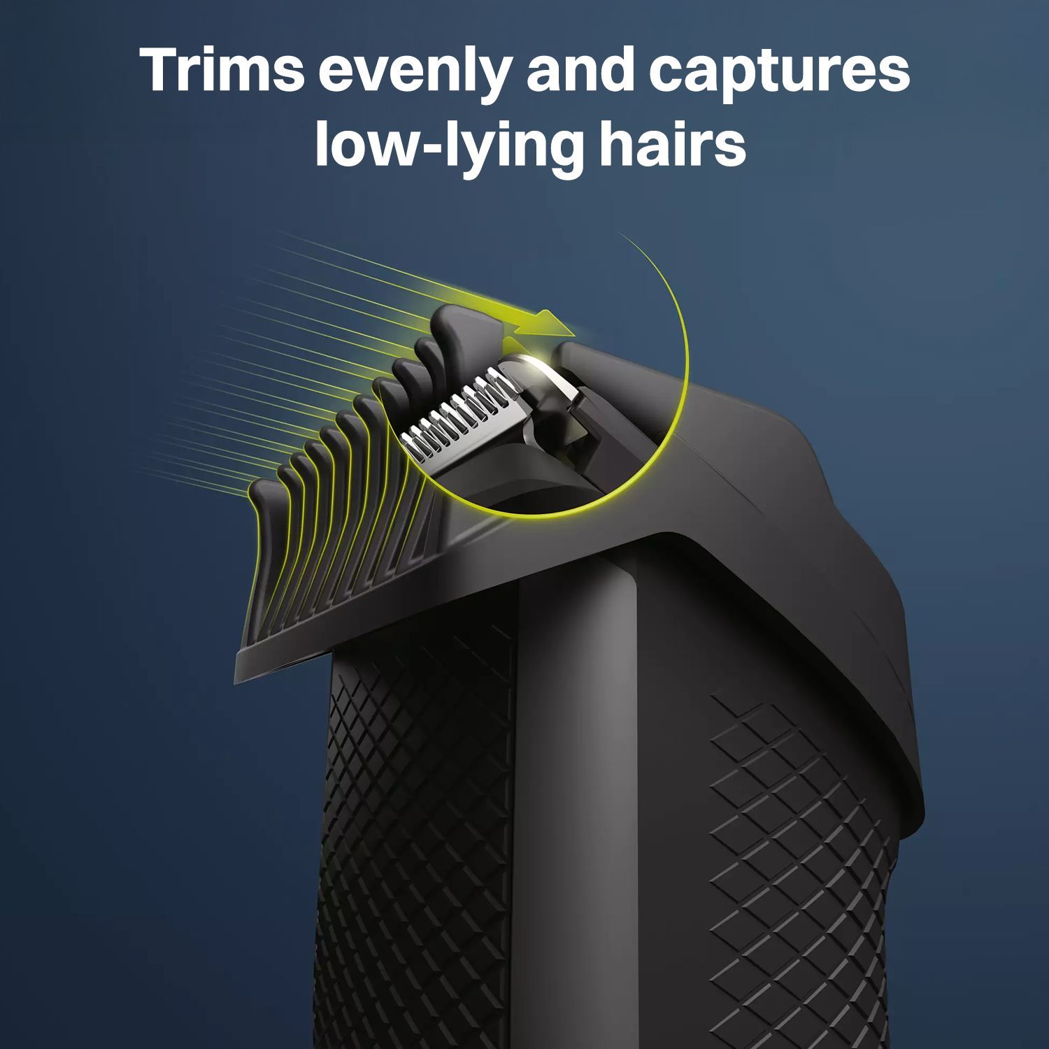 PHILIPS BT3302/15 Rechargeable Cordless Dry Trimmer for Beard and Body with 10 Length Settings for Men (60mins Runtime, Stainless Steel Blade, Black and Grey)_15