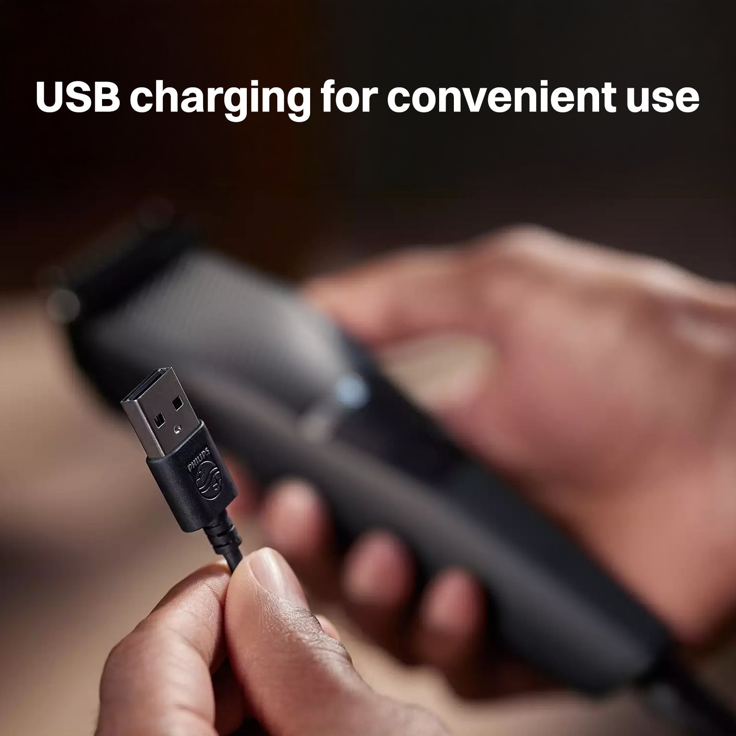 PHILIPS BT3302/15 Rechargeable Cordless Dry Trimmer for Beard and Body with 10 Length Settings for Men (60mins Runtime, Stainless Steel Blade, Black and Grey)_17