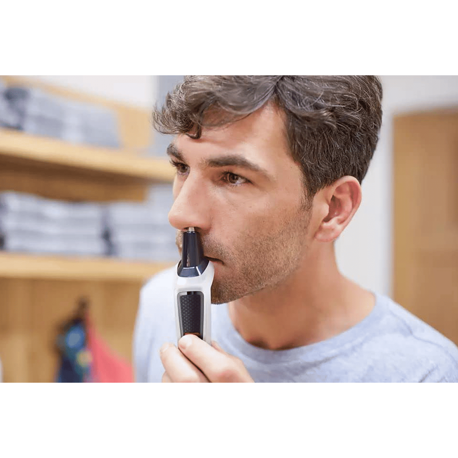 PHILIPS Multigroom Series 3000 7-in-1 Rechargeable Cordless Grooming Kit for Face, Hair and Body for Men (60mins Runtime, Rinseable Attachments, White)_9