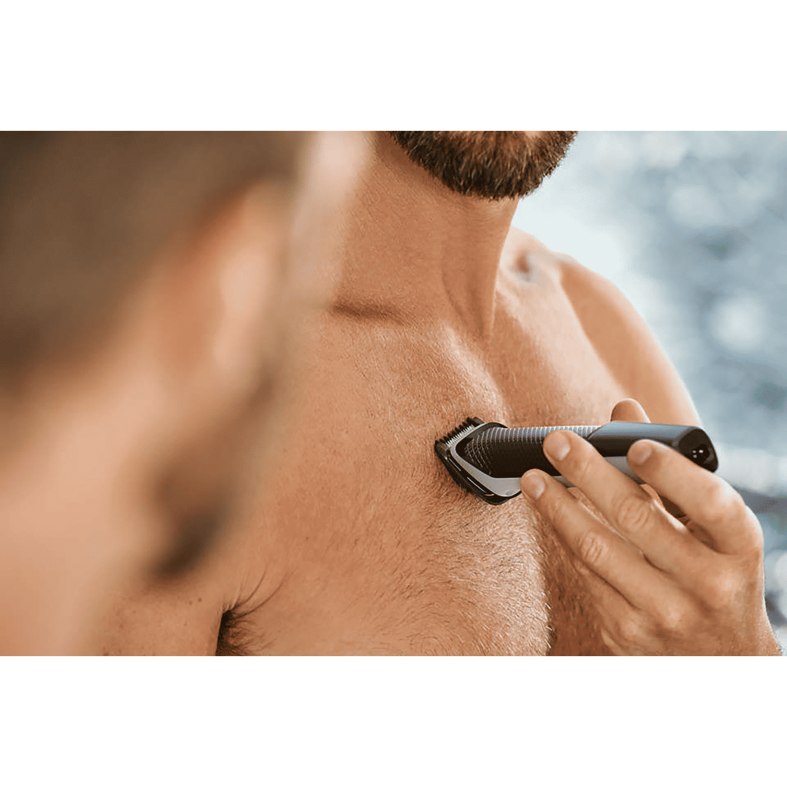 PHILIPS Multigroom Series 3000 7-in-1 Rechargeable Cordless Grooming Kit for Face, Hair and Body for Men (60mins Runtime, Rinseable Attachments, White)_5