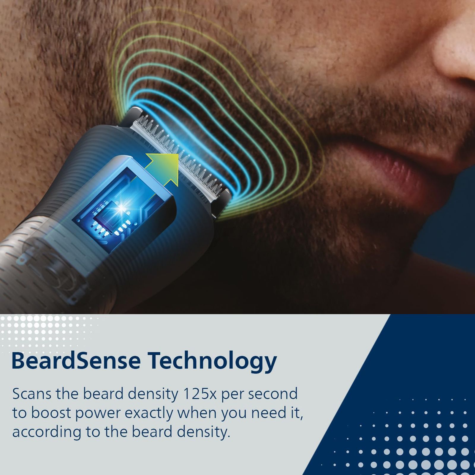 PHILIPS Series 5000 13-in-1 Rechargeable Cordless Grooming Kit for Face, Head and Body for Men (120mins Runtime, Beard Sense Technology, Silver) PHILIPS Series 5000 13-in-1 Rechargeable Cordless Grooming Kit for Face, Head and Body for Men (120mins Runtime, Beard Sense Technology, Silver)_9