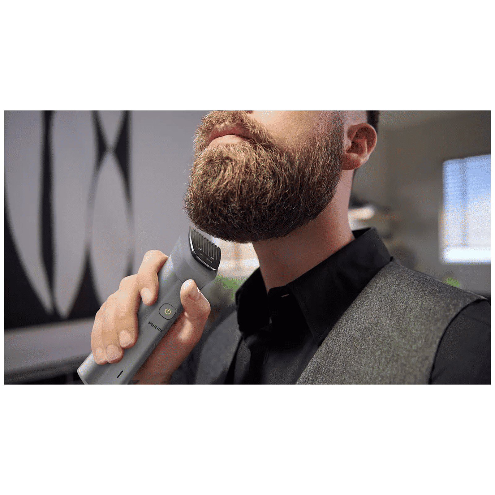 PHILIPS Series 5000 13-in-1 Rechargeable Cordless Grooming Kit for Face, Head and Body for Men (120mins Runtime, Beard Sense Technology, Silver) PHILIPS Series 5000 13-in-1 Rechargeable Cordless Grooming Kit for Face, Head and Body for Men (120mins Runtime, Beard Sense Technology, Silver)_15