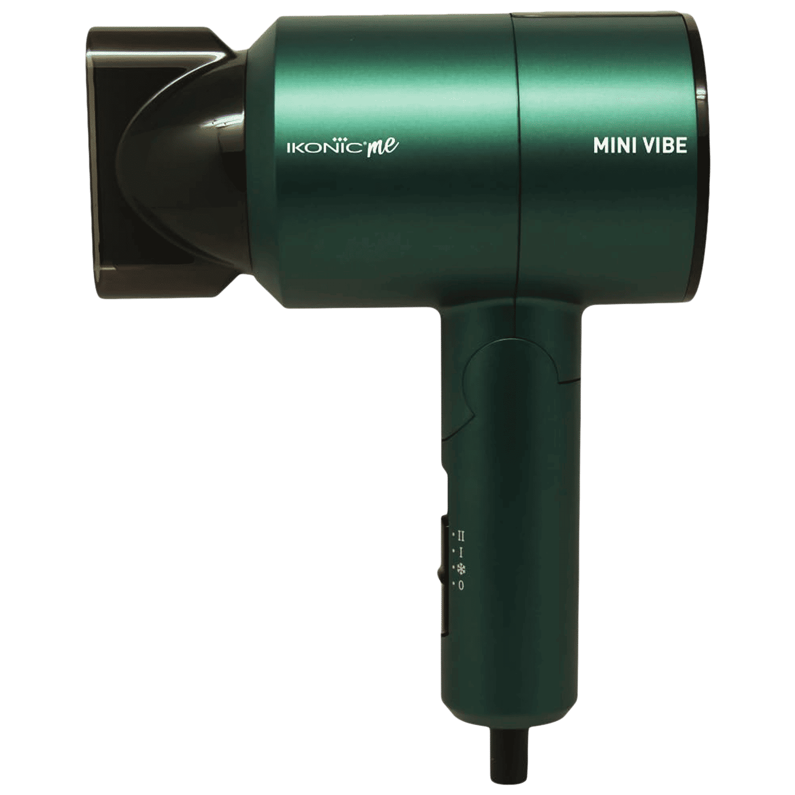 Ikonic Mini Vibe Hair Dryer with 2 Heat Settings & Cool Shot (Low Noise, Emerald)_1