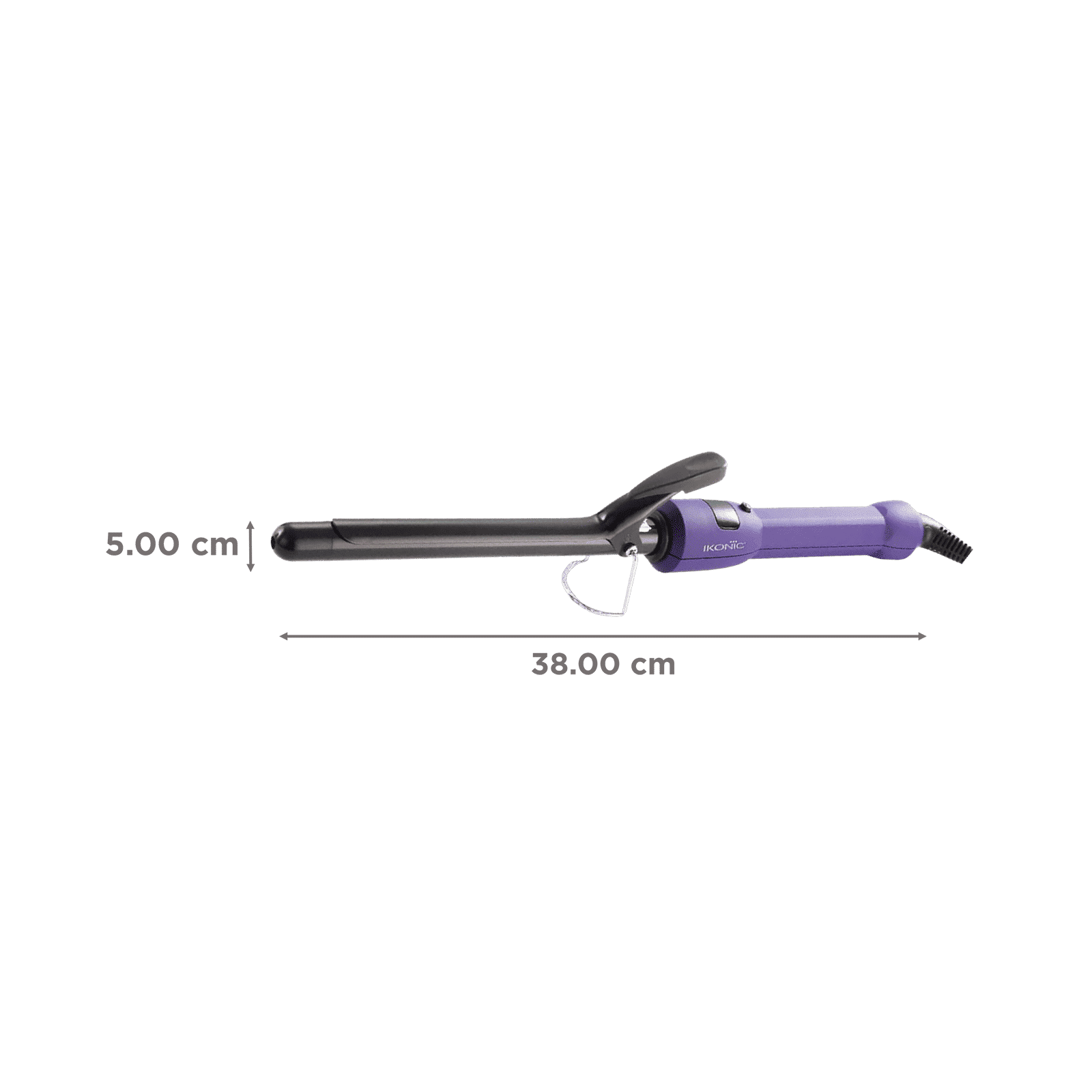Ikonic Curl Me Up Hair Curler with Overheat Protection (Ceramic Plates, Purple)_2