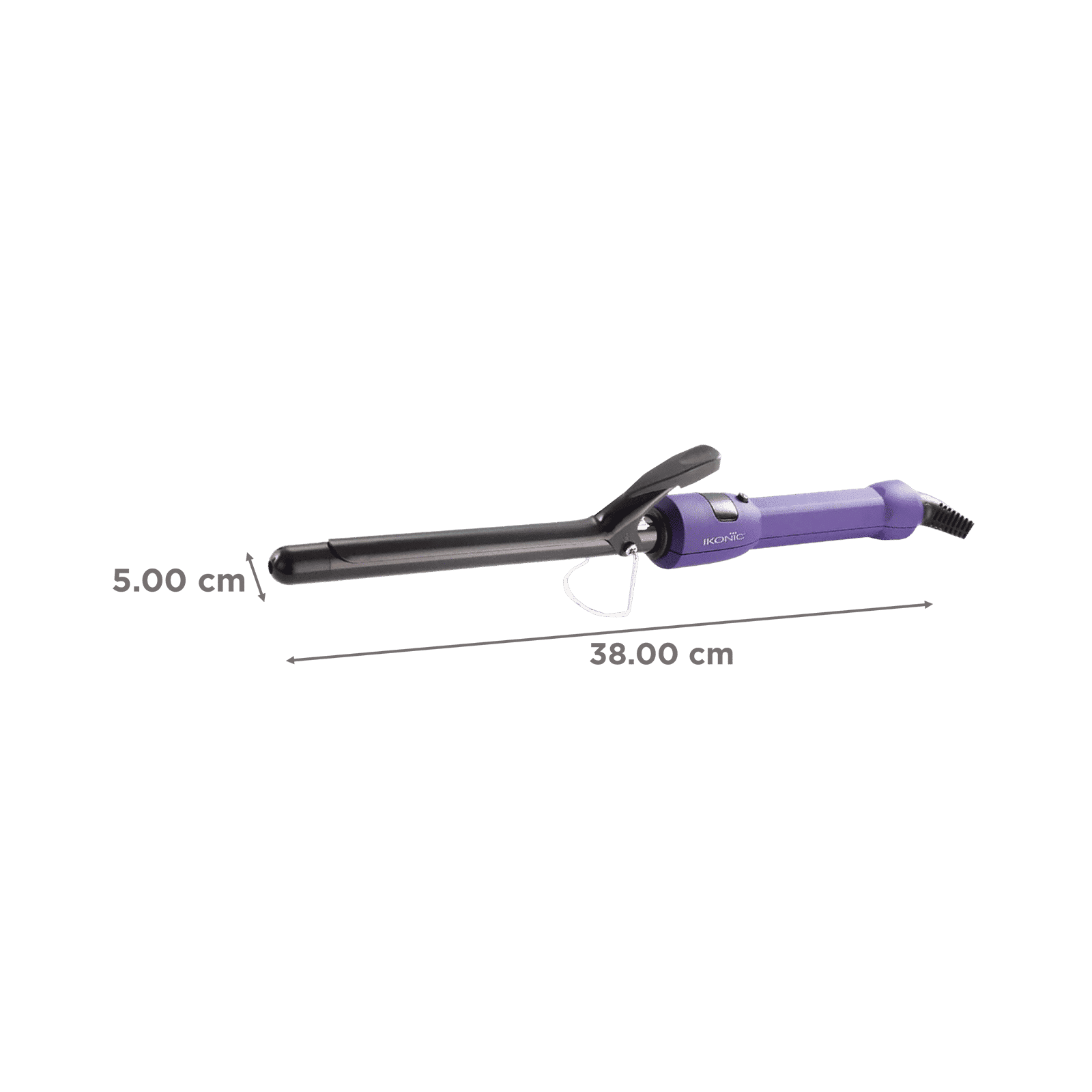 Ikonic Curl Me Up Hair Curler with Overheat Protection (Ceramic Plates, Purple)_2