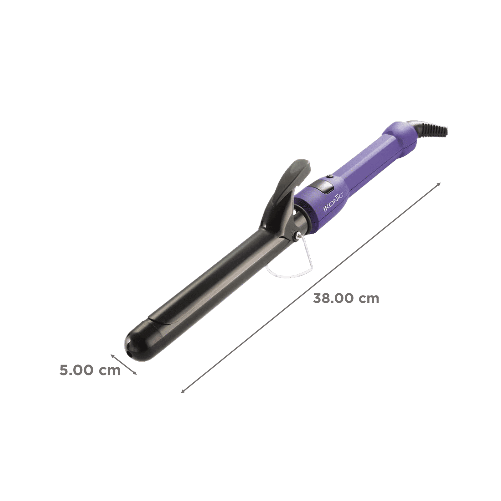 Ikonic Curl Me Up Hair Curler with Overheat Protection (Ceramic Plates, Purple)_2