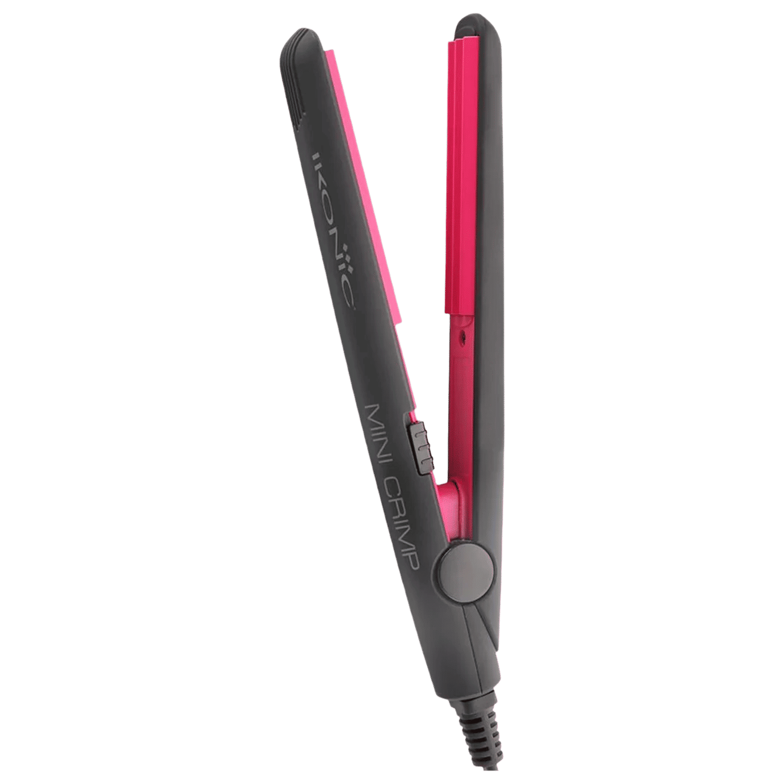 Ikonic Mini Crimper Hair Curler with Power Indicator light (Ceramic Plates, Black & Pink)_5