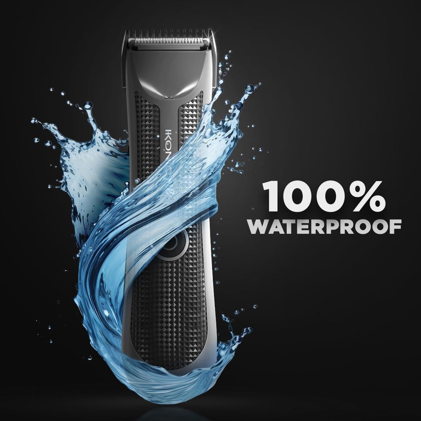 Ikonic Rechargeable Cordless Dry Trimmer for Beard and Body with 3 Length Settings for Men (90mins Runtime, Quick Charging, Grey)_7