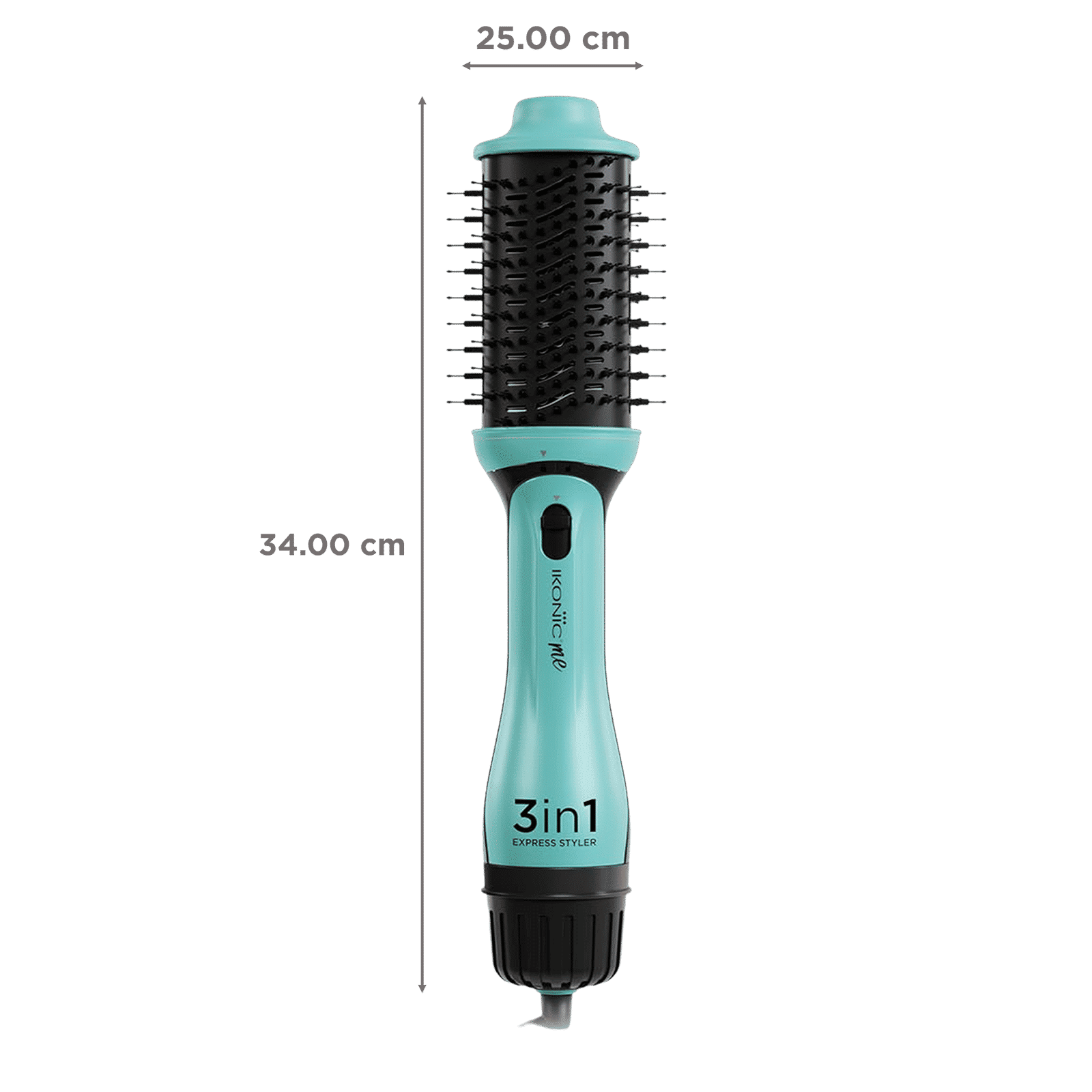 Ikonic Me Express 3-in-1 Hair Styler with Ceramic Titanium Coated Barrel (Innovative Airflow Vents, Tiffany)_2