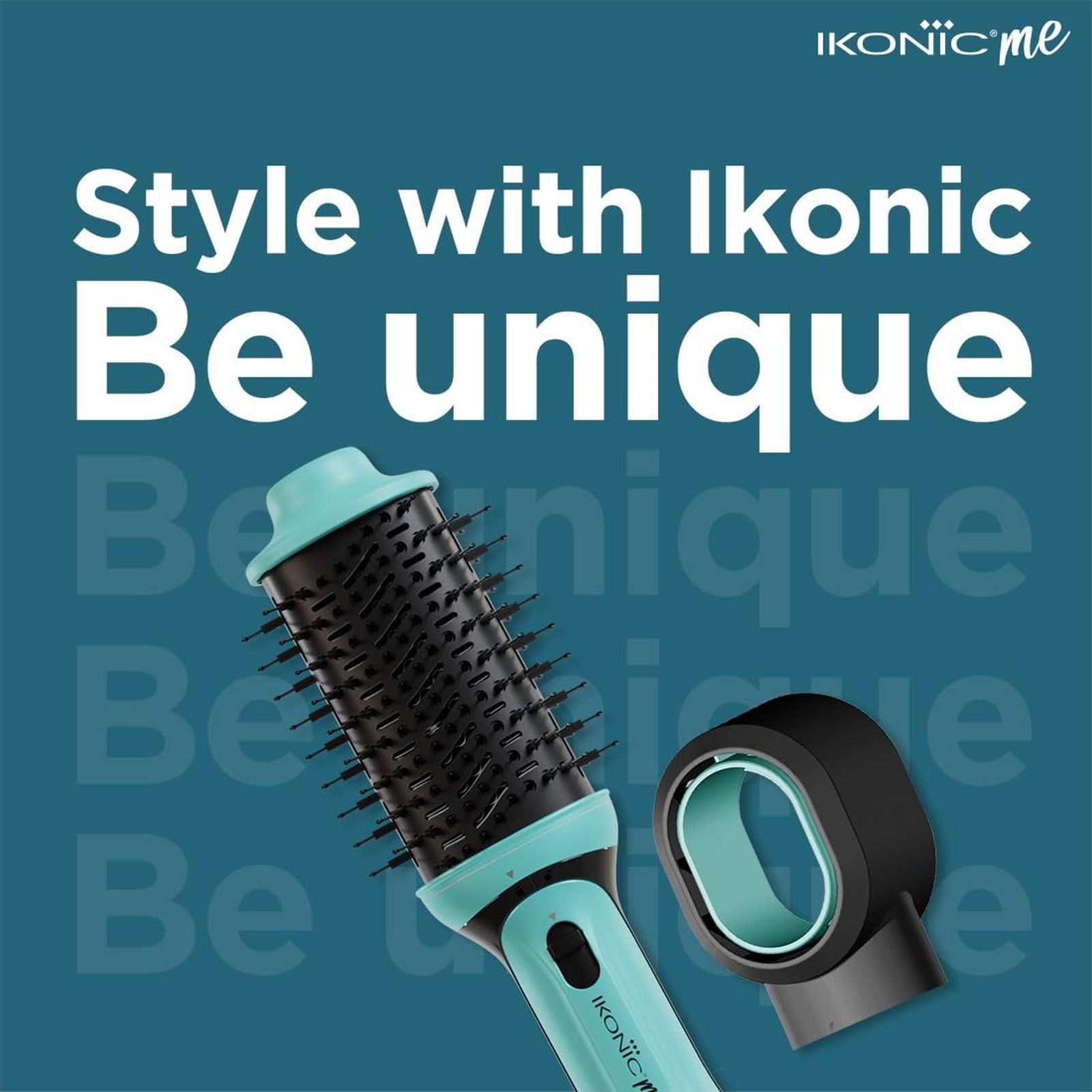 Ikonic Me Express 3-in-1 Hair Styler with Ceramic Titanium Coated Barrel (Innovative Airflow Vents, Tiffany)_6