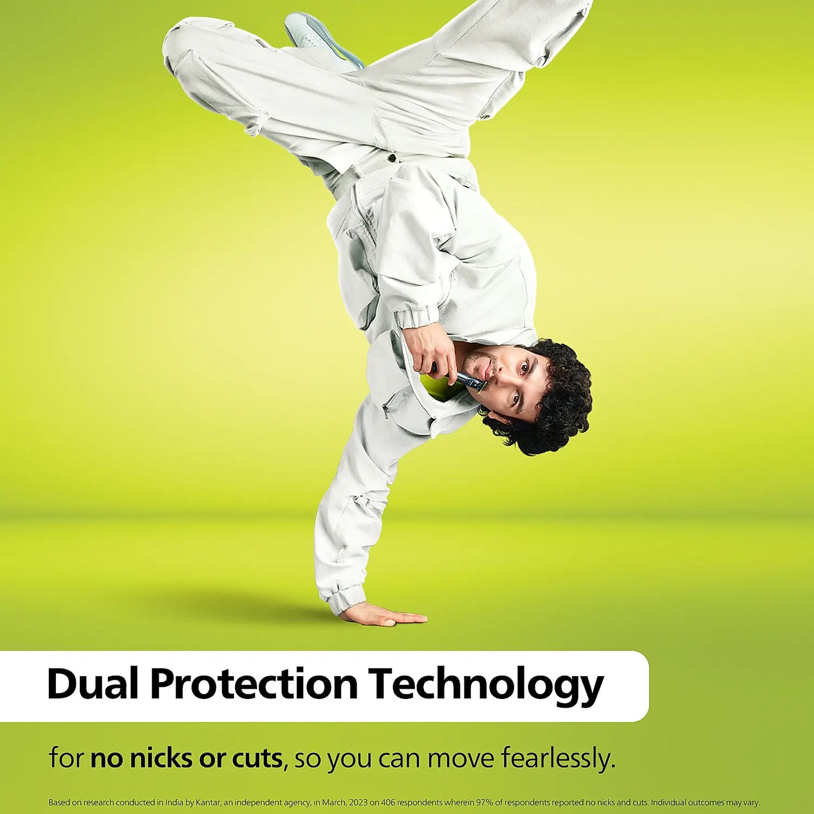 PHILIPS One Blade Rechargeable Cordless Grooming Kit for Face and Body for Men (30mins Runtime, Dual Protection System, Charcoal Gray) PHILIPS One Blade Rechargeable Cordless Grooming Kit for Face and Body for Men (30mins Runtime, Dual Protection System, Charcoal Gray)_6