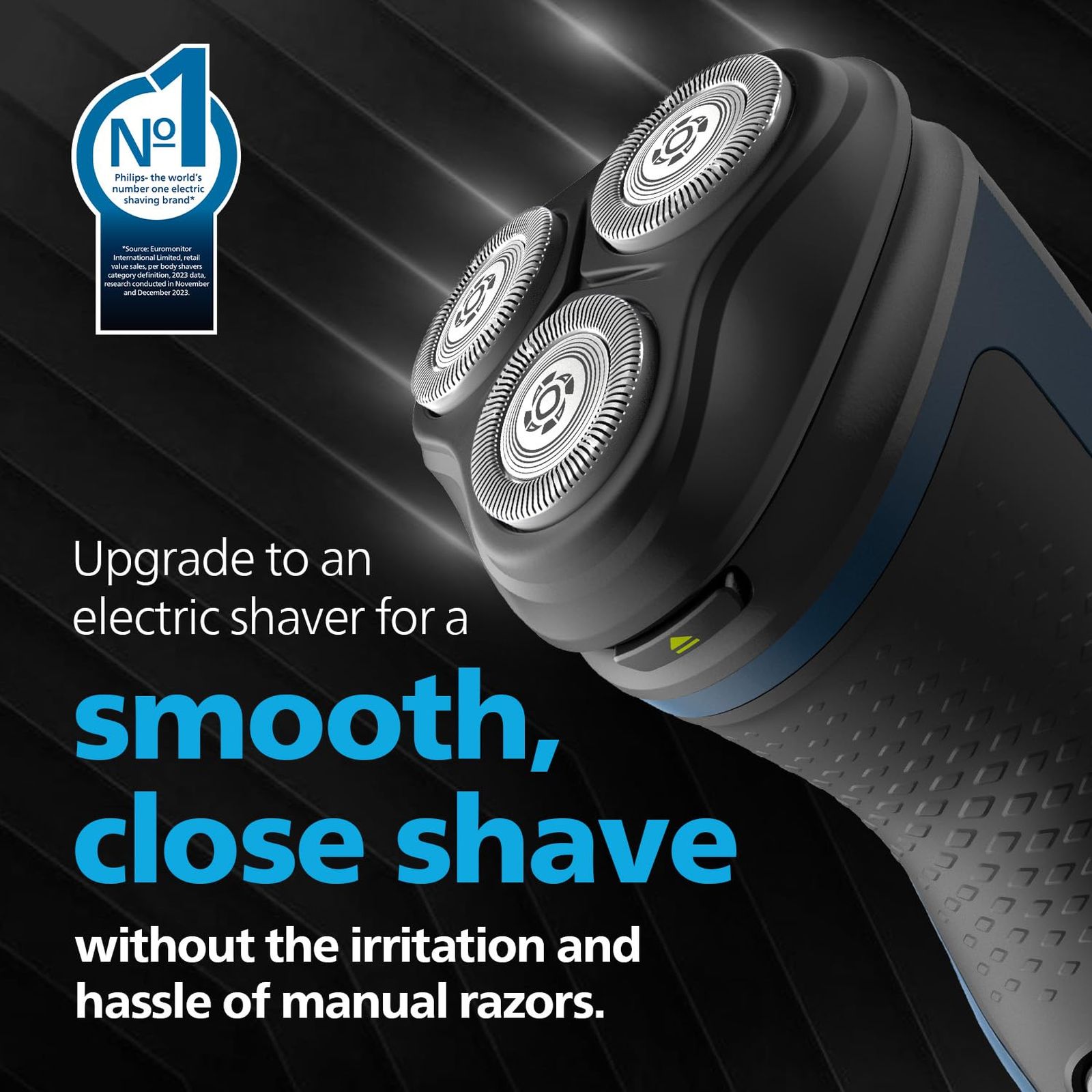 PHILIPS 1000 Series Rechargeable Cordless Shaver for Face for Men (40min Runtime, Fast Charging, Dark Grey) PHILIPS 1000 Series Rechargeable Cordless Shaver for Face for Men (40min Runtime, Fast Charging, Dark Grey)_12