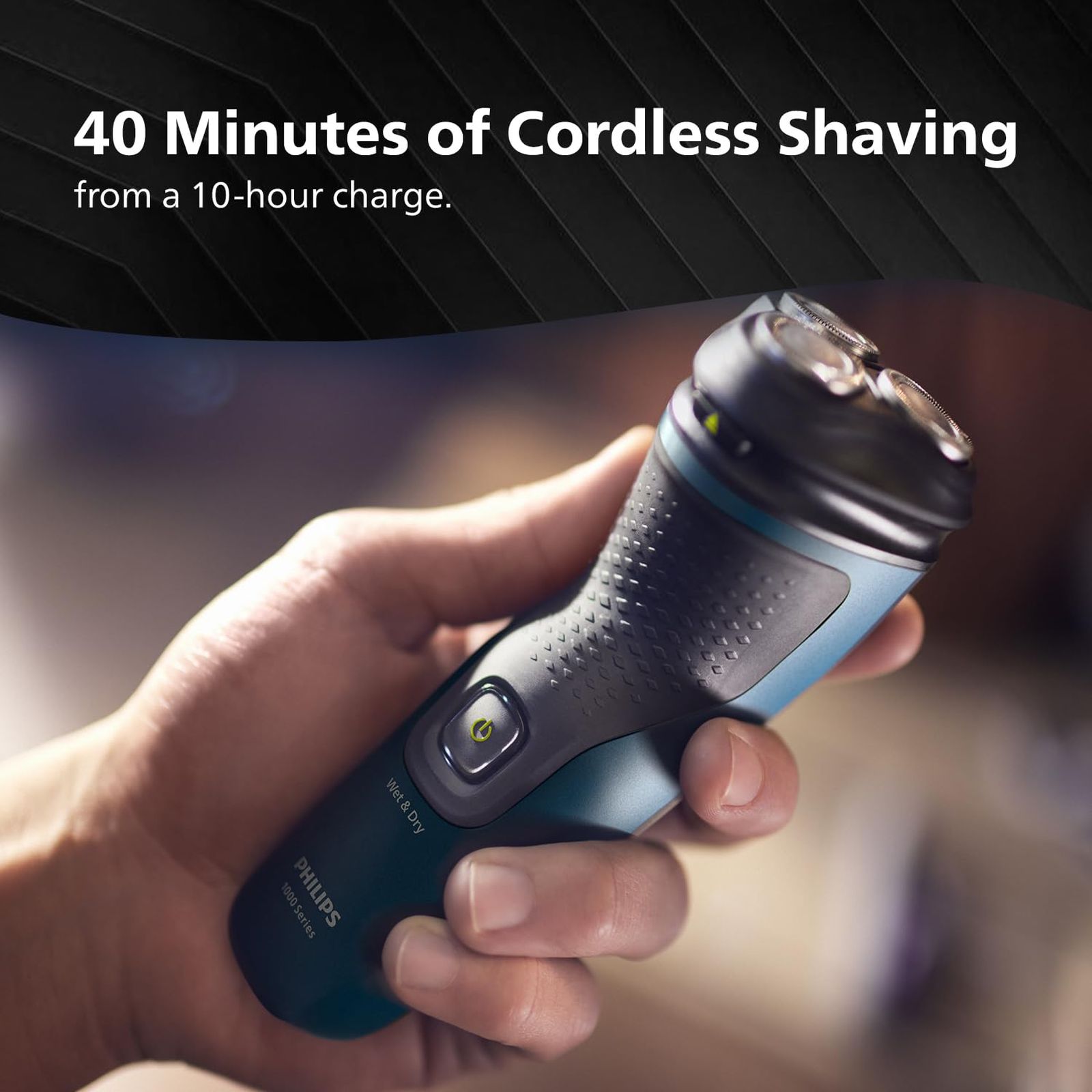PHILIPS 1000 Series Rechargeable Cordless Shaver for Face for Men (40min Runtime, Fast Charging, Dark Grey) PHILIPS 1000 Series Rechargeable Cordless Shaver for Face for Men (40min Runtime, Fast Charging, Dark Grey)_15
