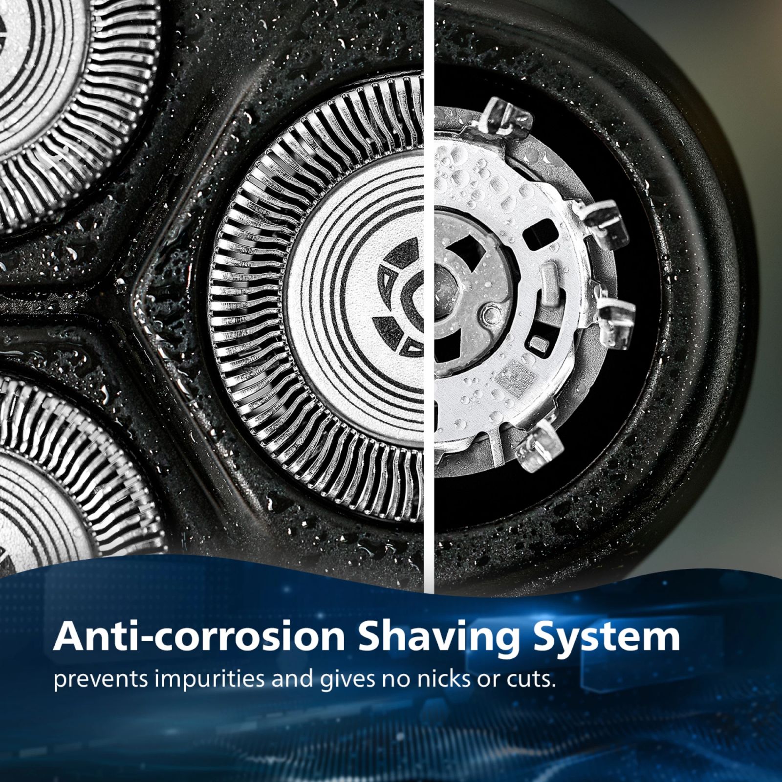 PHILIPS 3000 Series Rechargeable Cordless Shaver for Face for Men (60min Runtime, Skin Protect Technology, Black Silver)_11