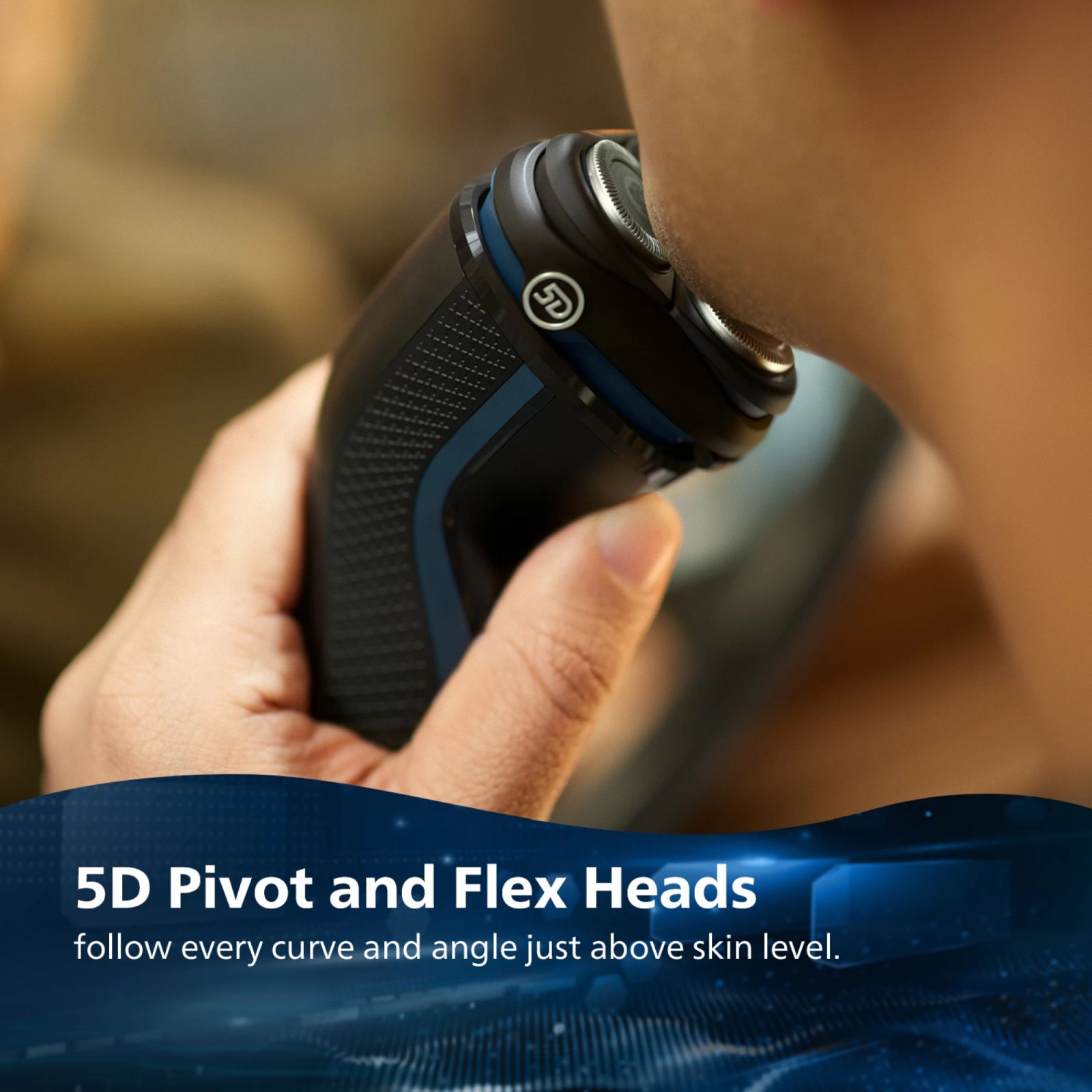 PHILIPS 3000 Series Rechargeable Cordless Shaver for Face for Men (60min Runtime, Skin Protect Technology, Black Silver)_14