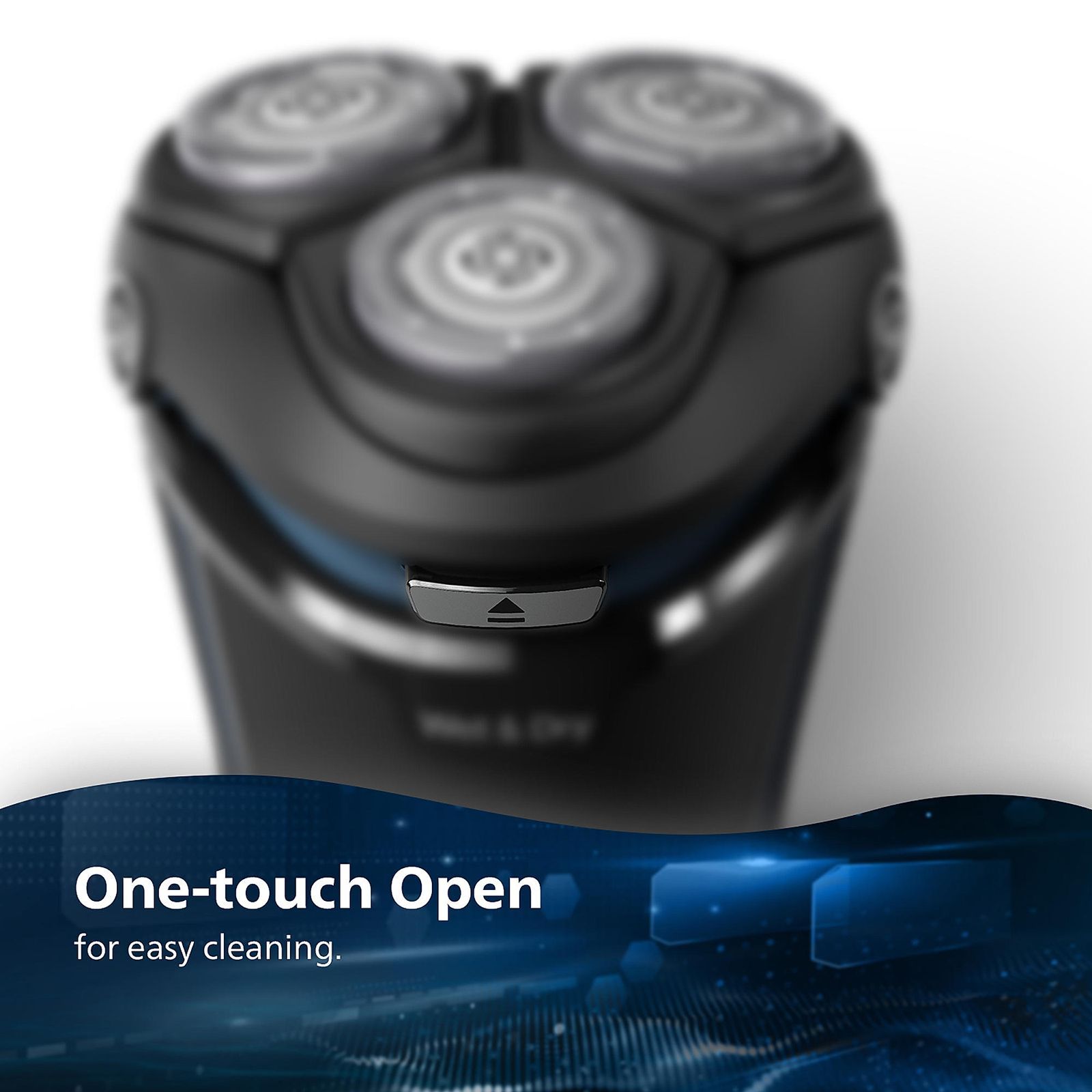 PHILIPS 3000 Series Rechargeable Cordless Shaver for Face for Men (60min Runtime, Skin Protect Technology, Black Silver)_3