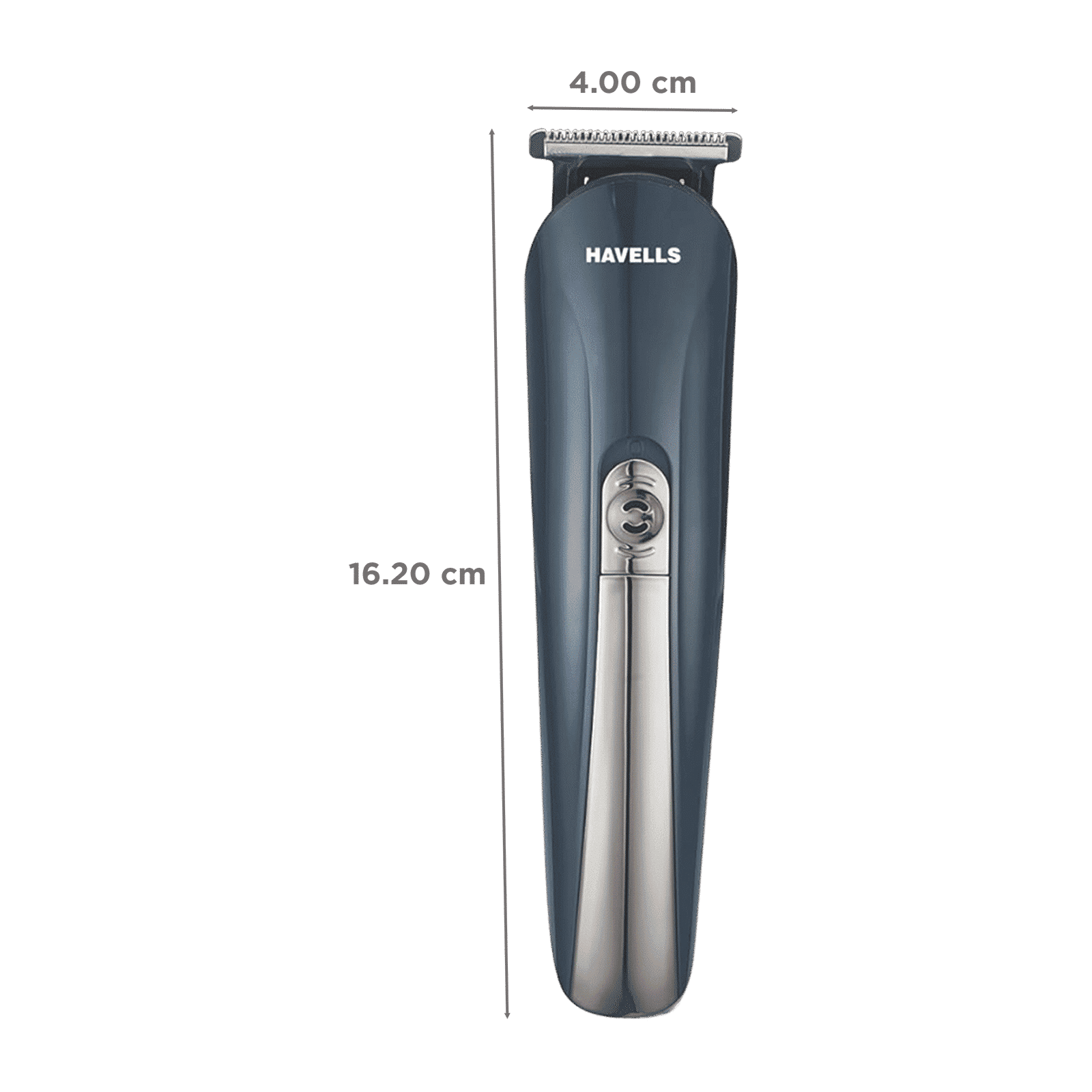 HAVELLS Alpha 12-in-1 Rechargeable Cordless Dry Trimmer for Beard, Body & Hair with 8 Length Settings for Men (120mins Runtime, Fast Charging, Blue)_2