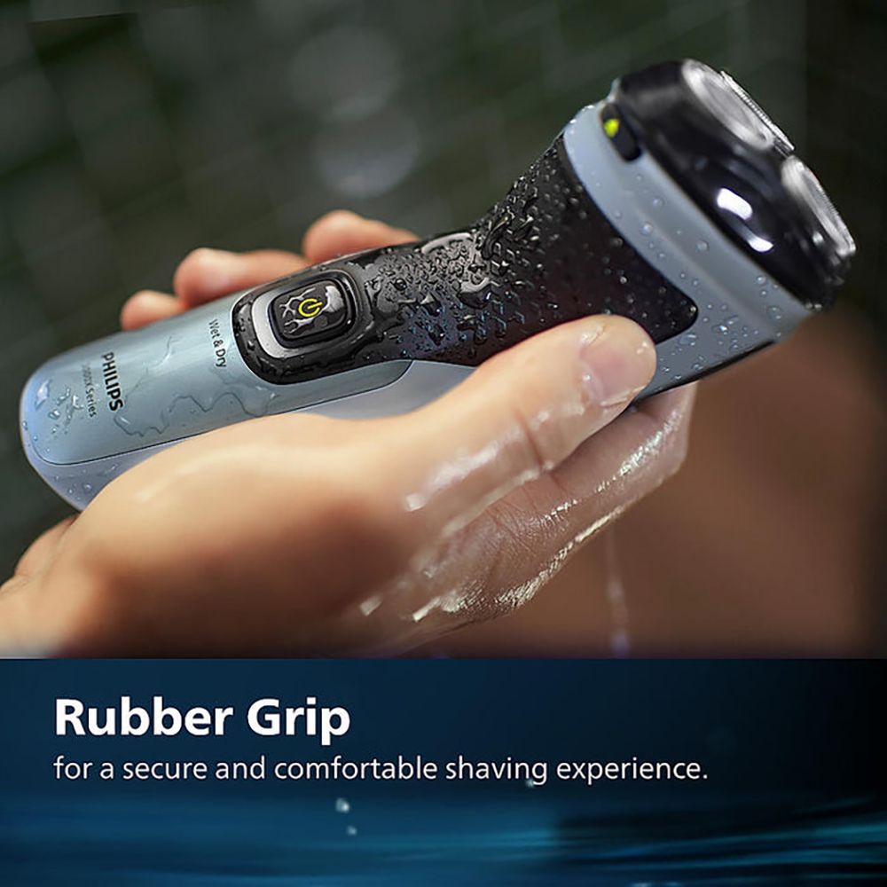PHILIPS 3 Series Rechargeable Cordless Shaver for Beard for Men (40mins Runtime, 4D Floating Heads, Celestial Blue)_11