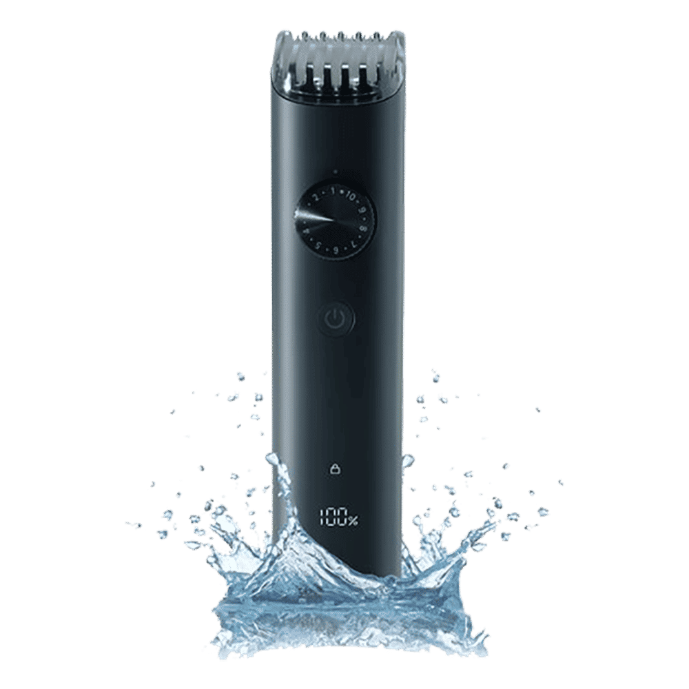 Xiaomi Trimmer 2 Rechargeable Corded & Cordless Dry Trimmer for Beard & Moustache with 40 Length Settings for Men (90mins Runtime, IPX7 Waterproof, Black)_3
